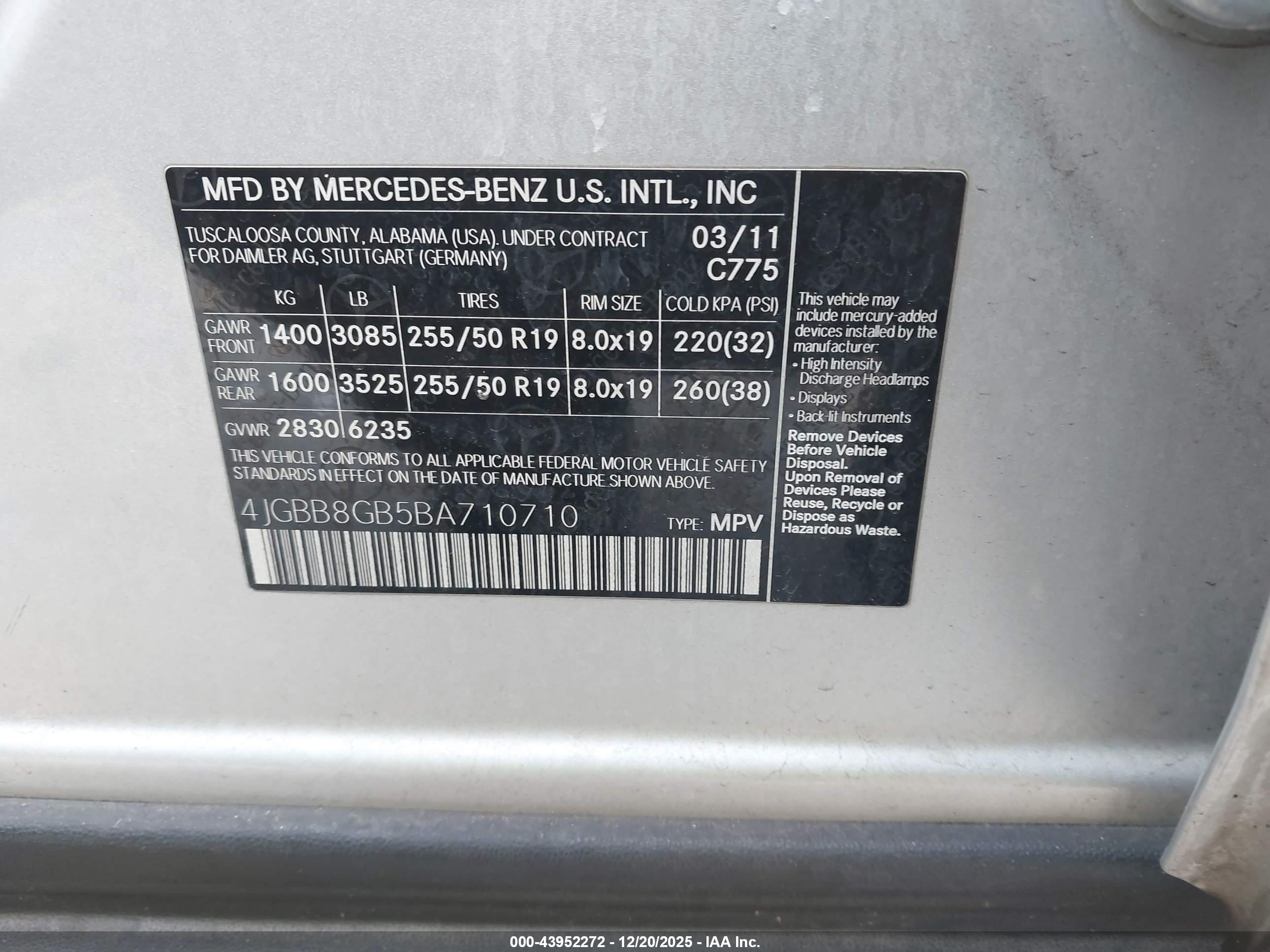 MERCEDES-BENZ ML image 9
