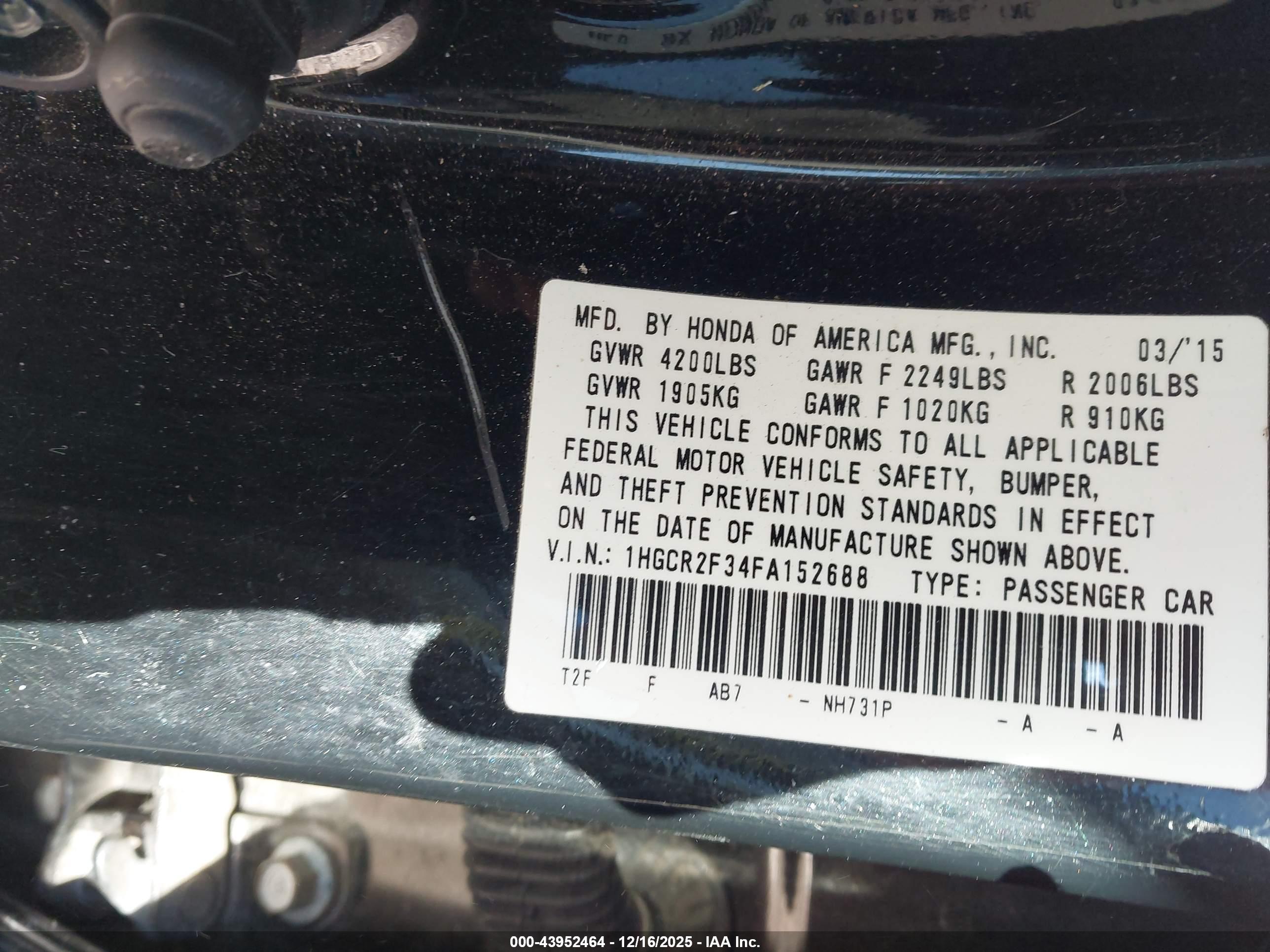 HONDA ACCORD image 9