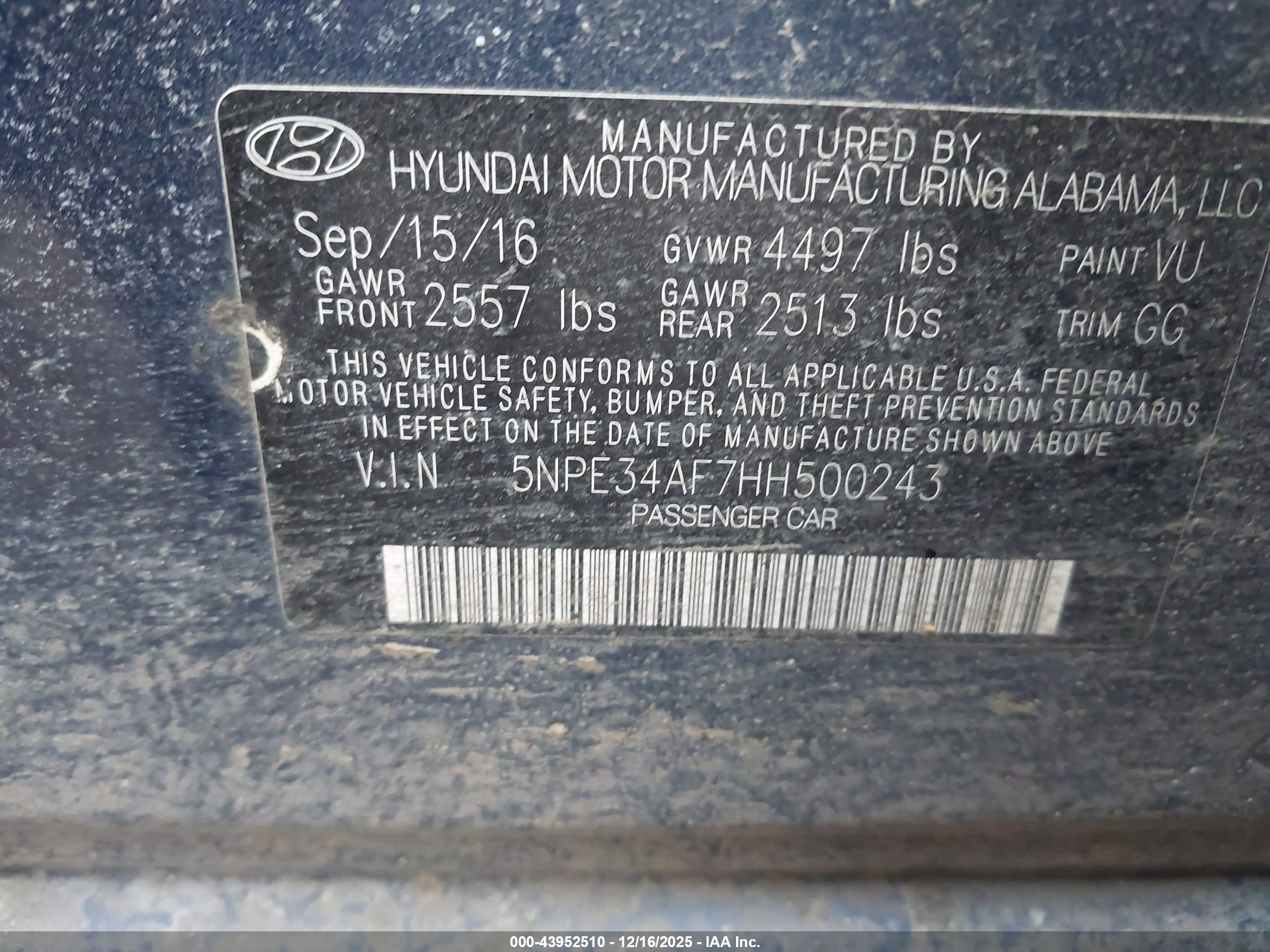 HYUNDAI SONATA image 9