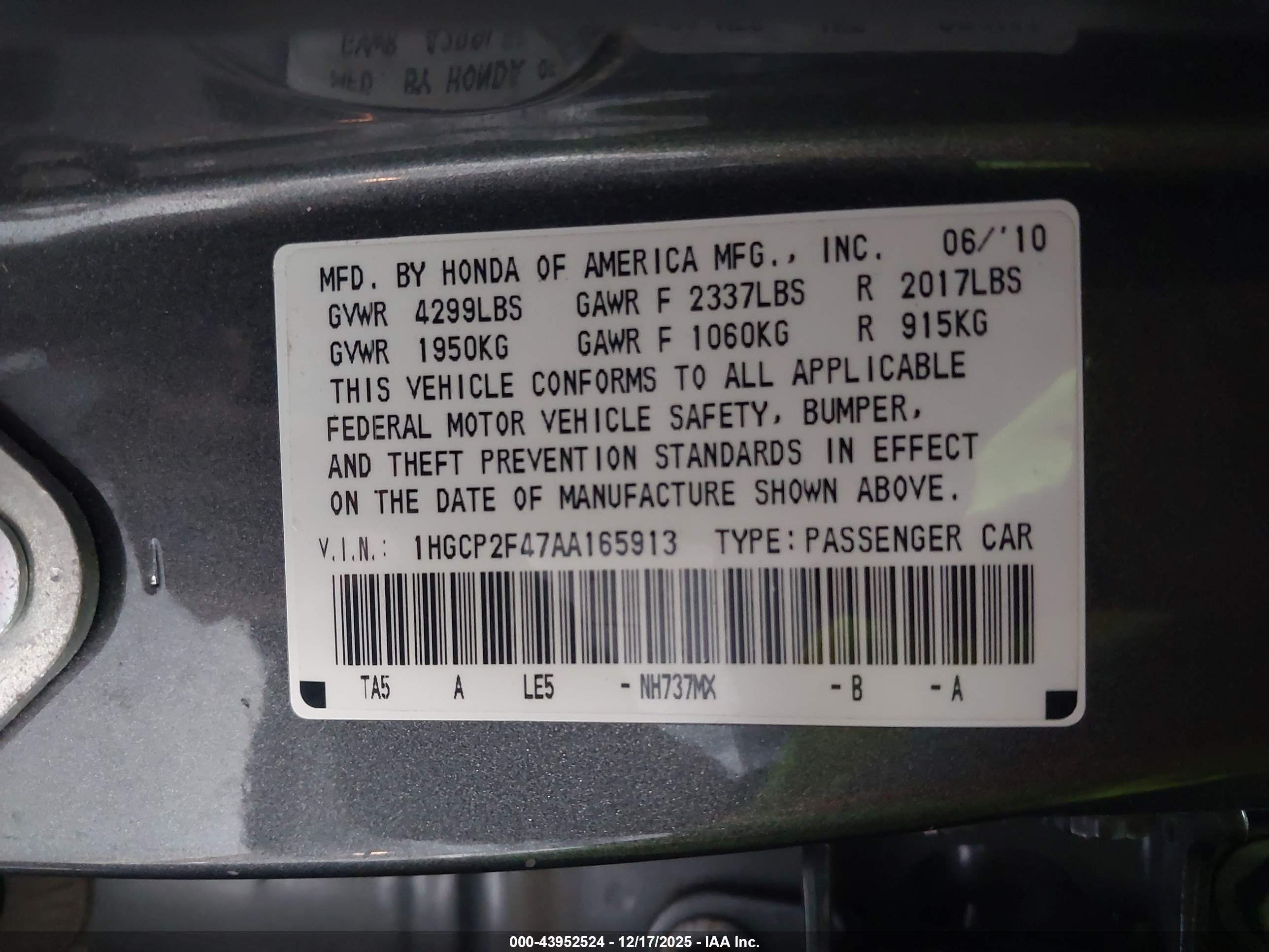 HONDA ACCORD image 9
