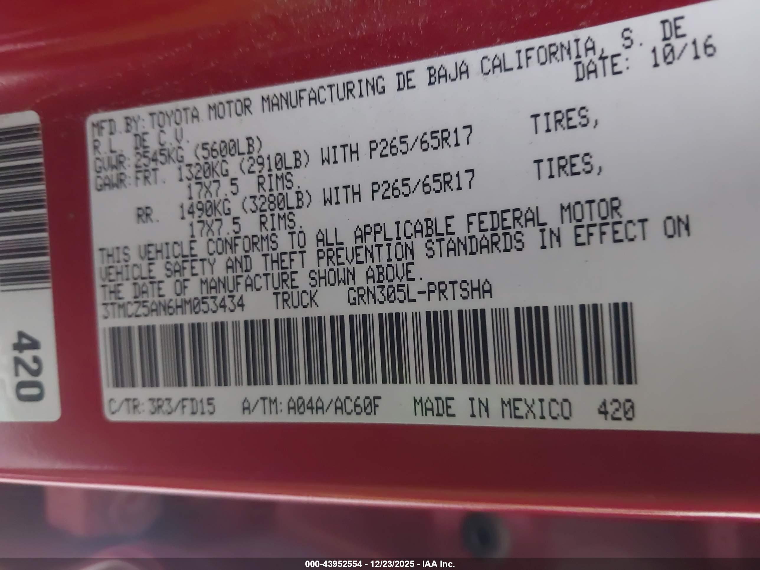 TOYOTA TACOMA image 9