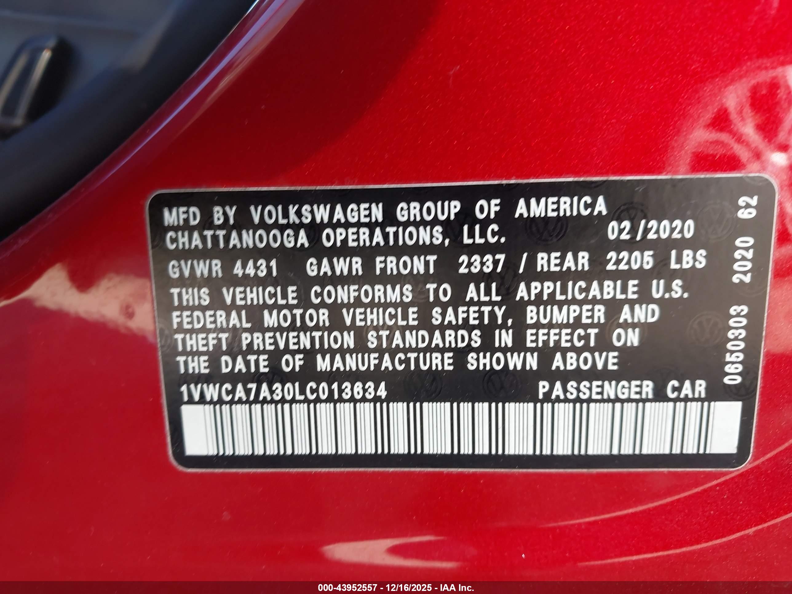 VOLKSWAGEN PASSAT image 9