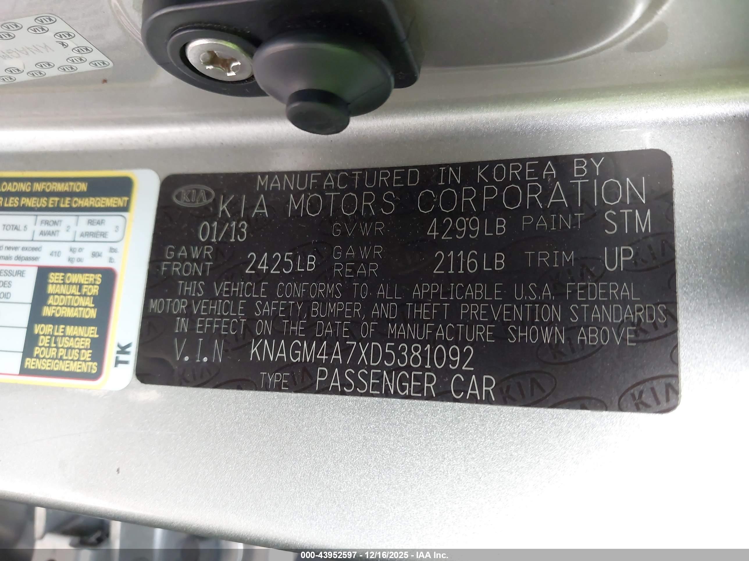 KIA OPTIMA image 9
