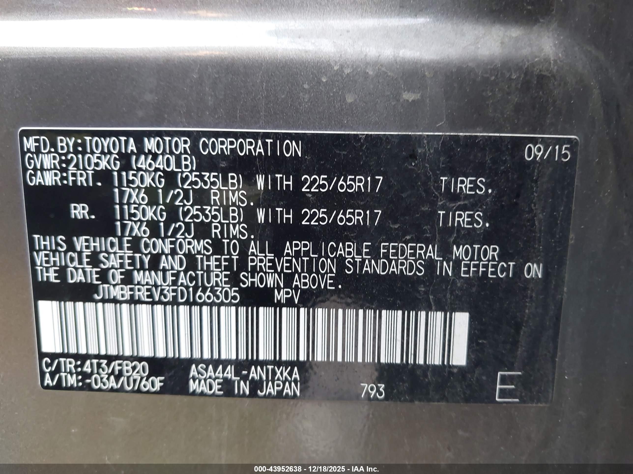 TOYOTA RAV4 image 9