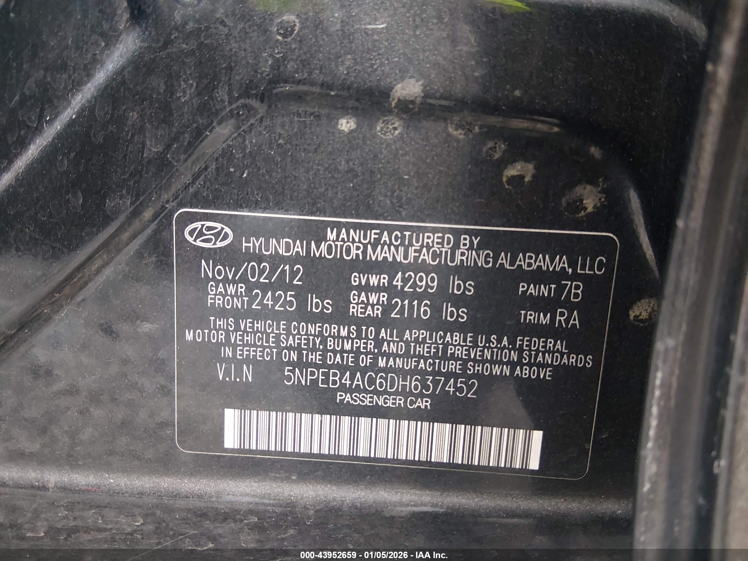 HYUNDAI SONATA image 9