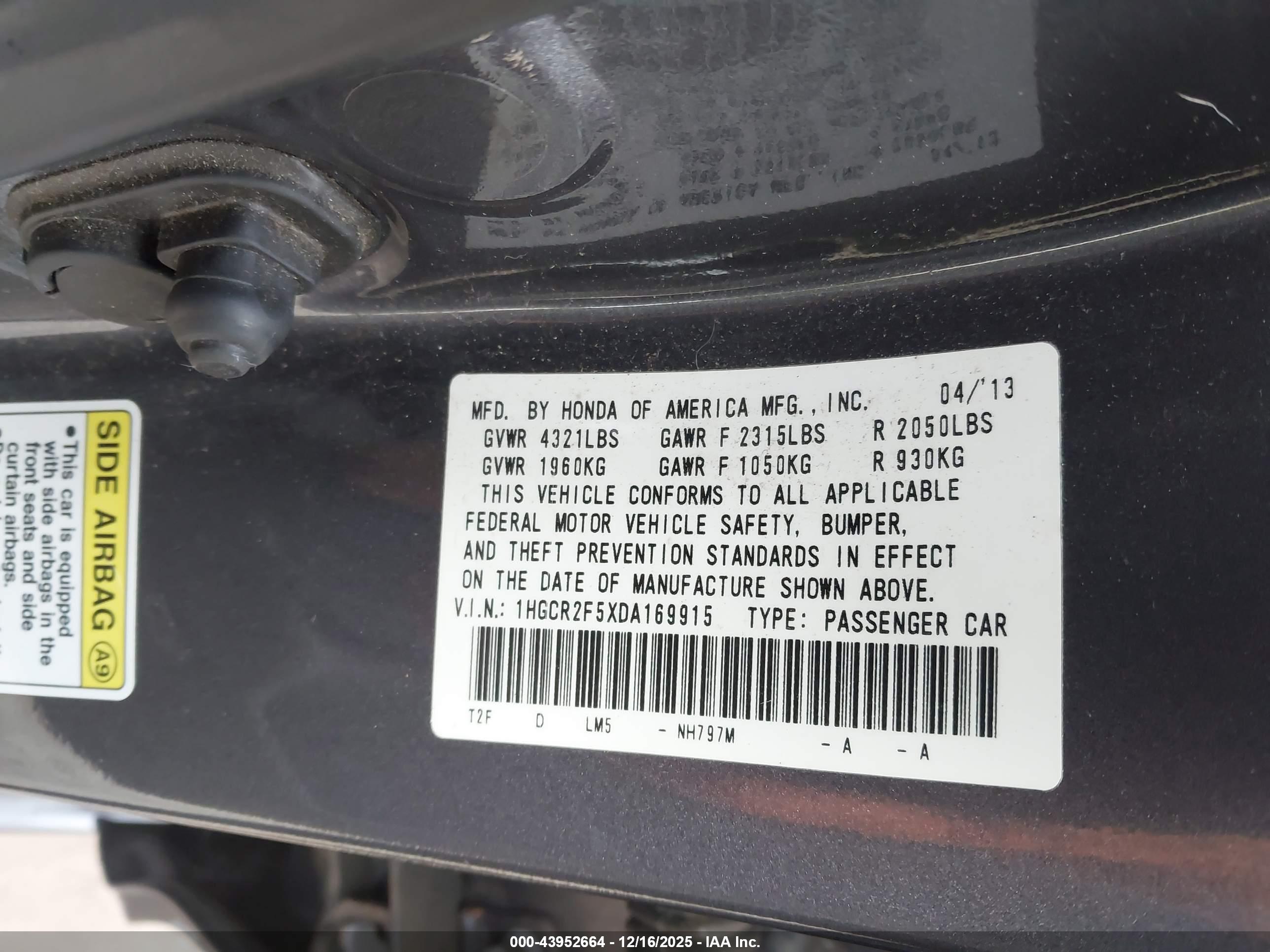 HONDA ACCORD image 9