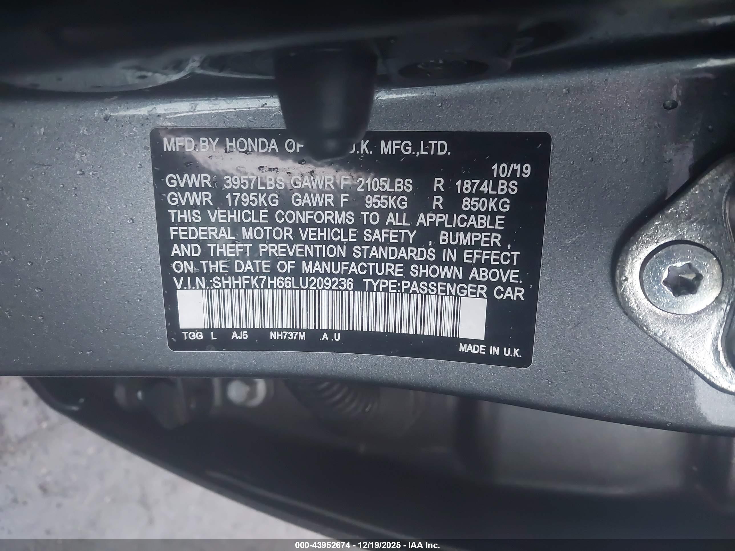 HONDA CIVIC image 9