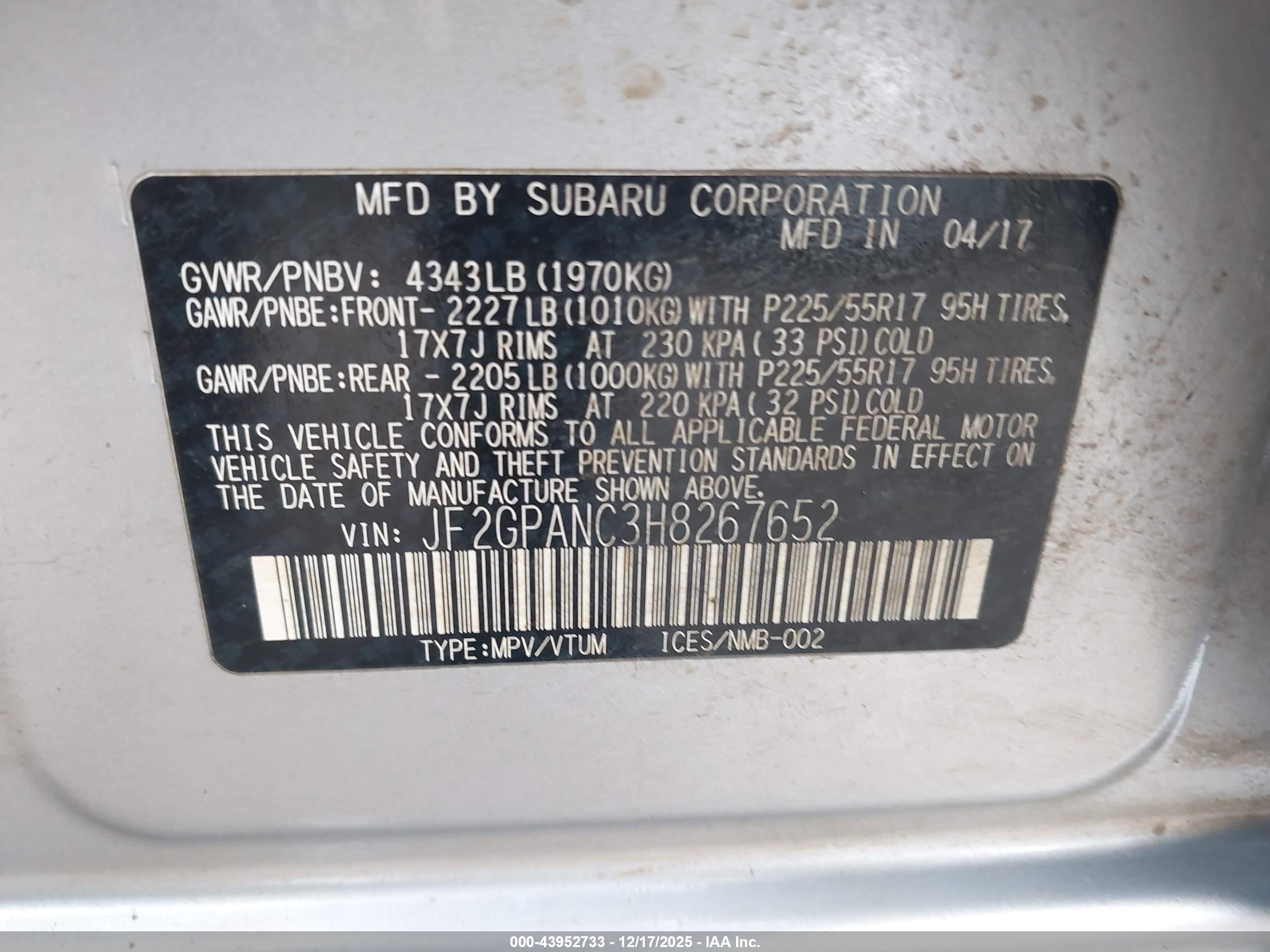 SUBARU CROSSTREK image 9