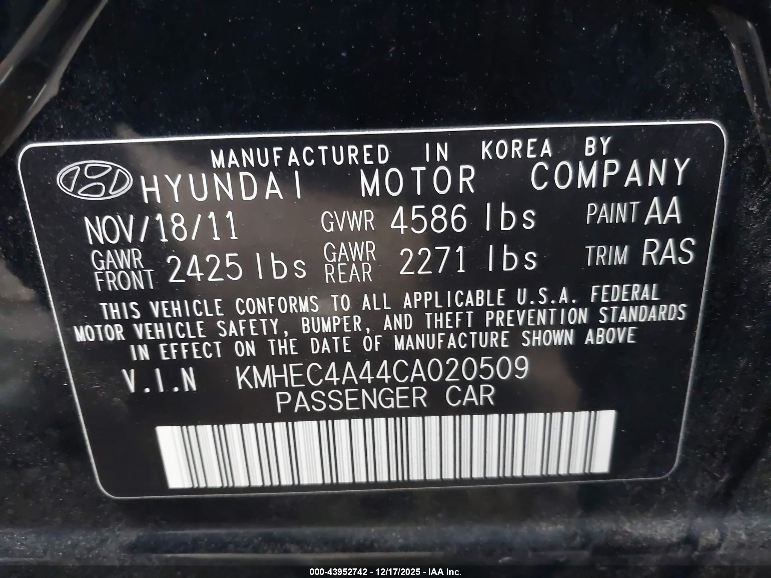 HYUNDAI SONATA image 9