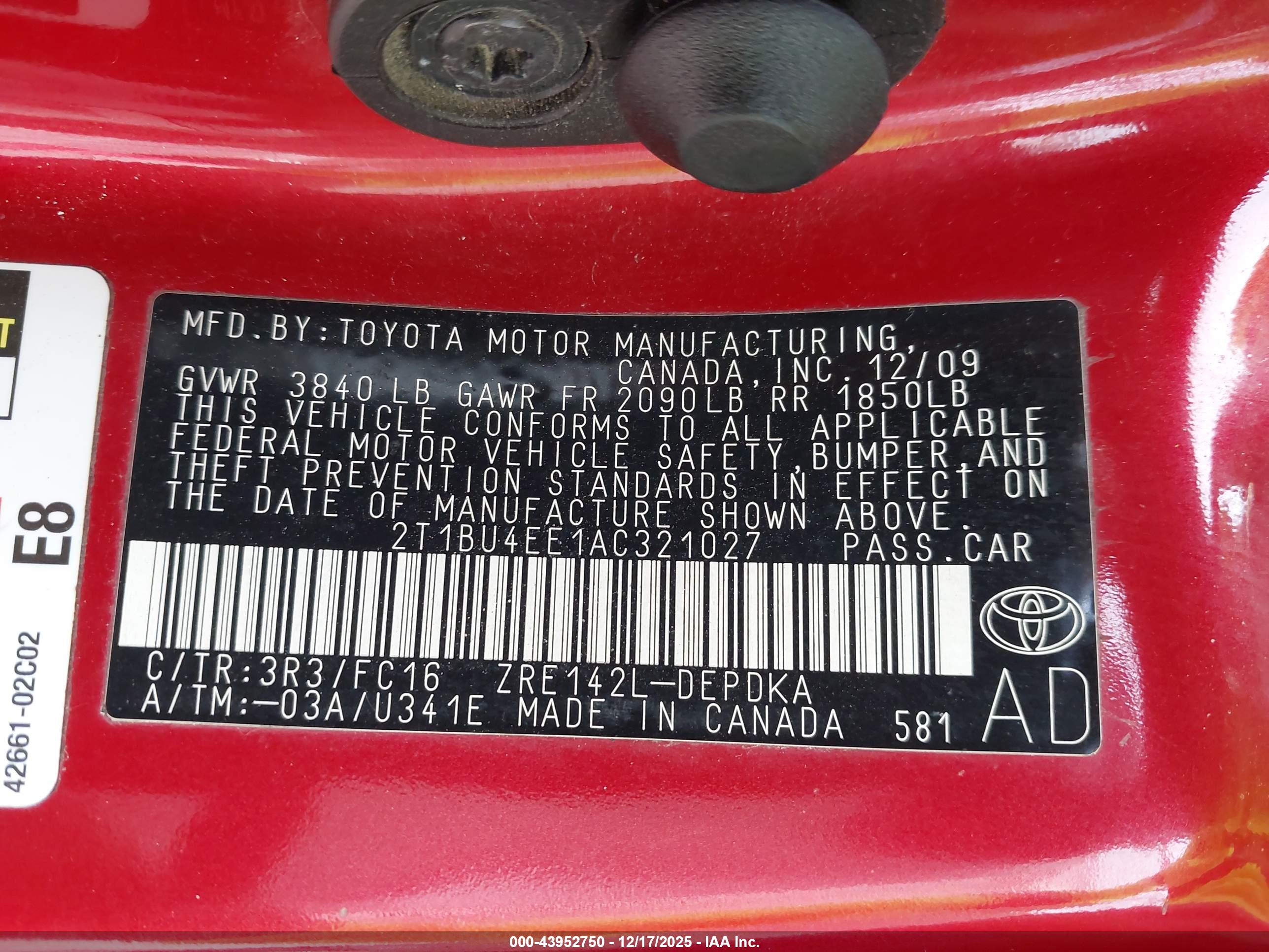 TOYOTA COROLLA image 9