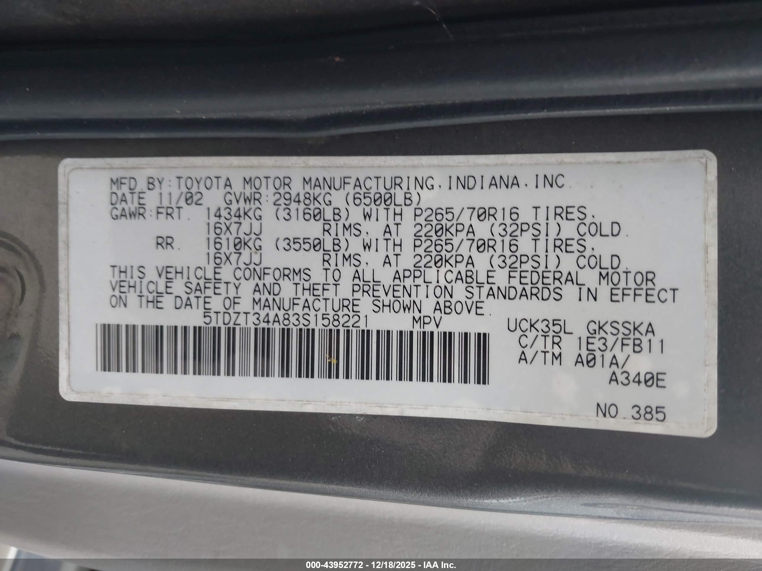 TOYOTA SEQUOIA image 9