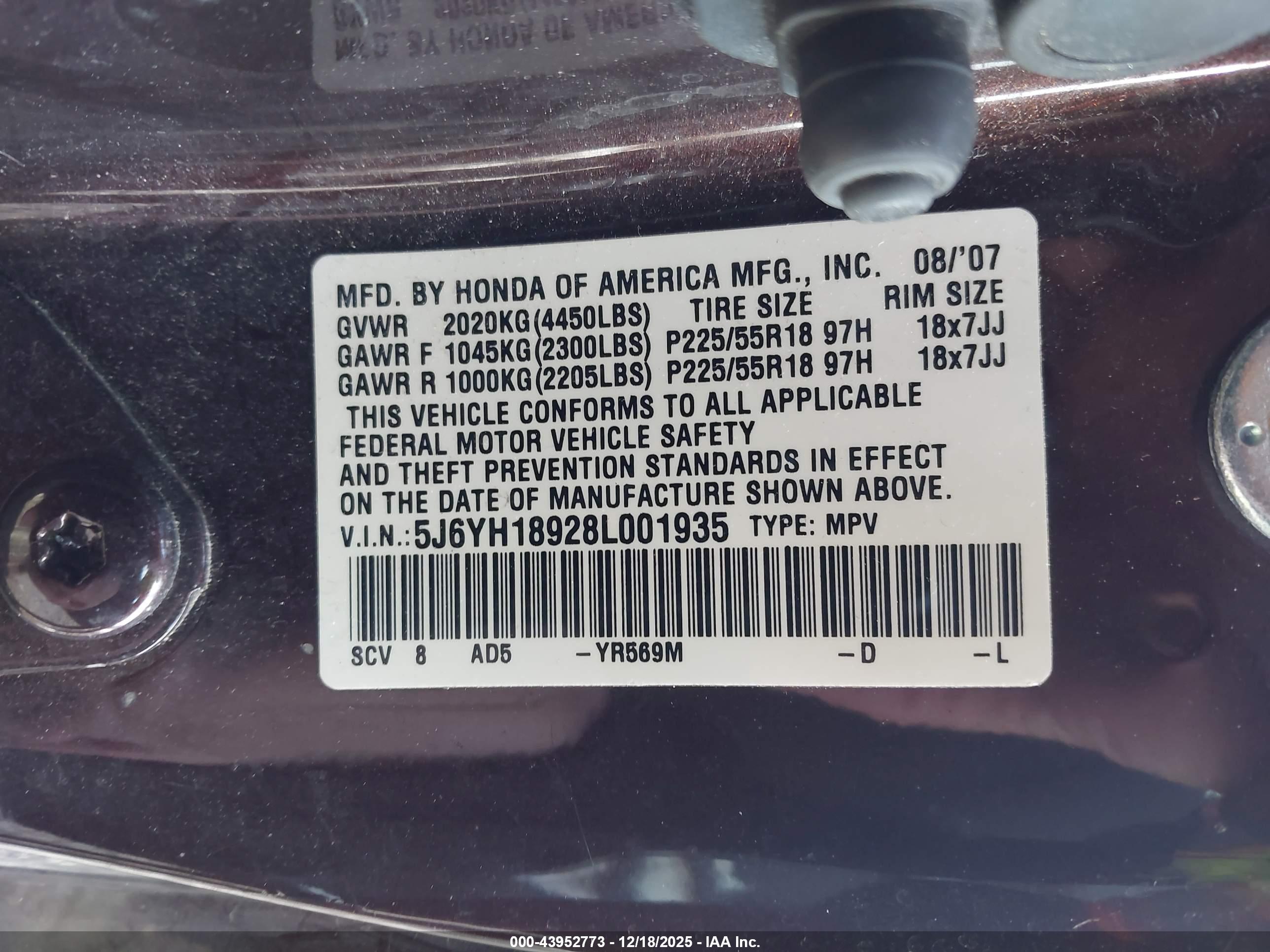 HONDA ELEMENT image 9