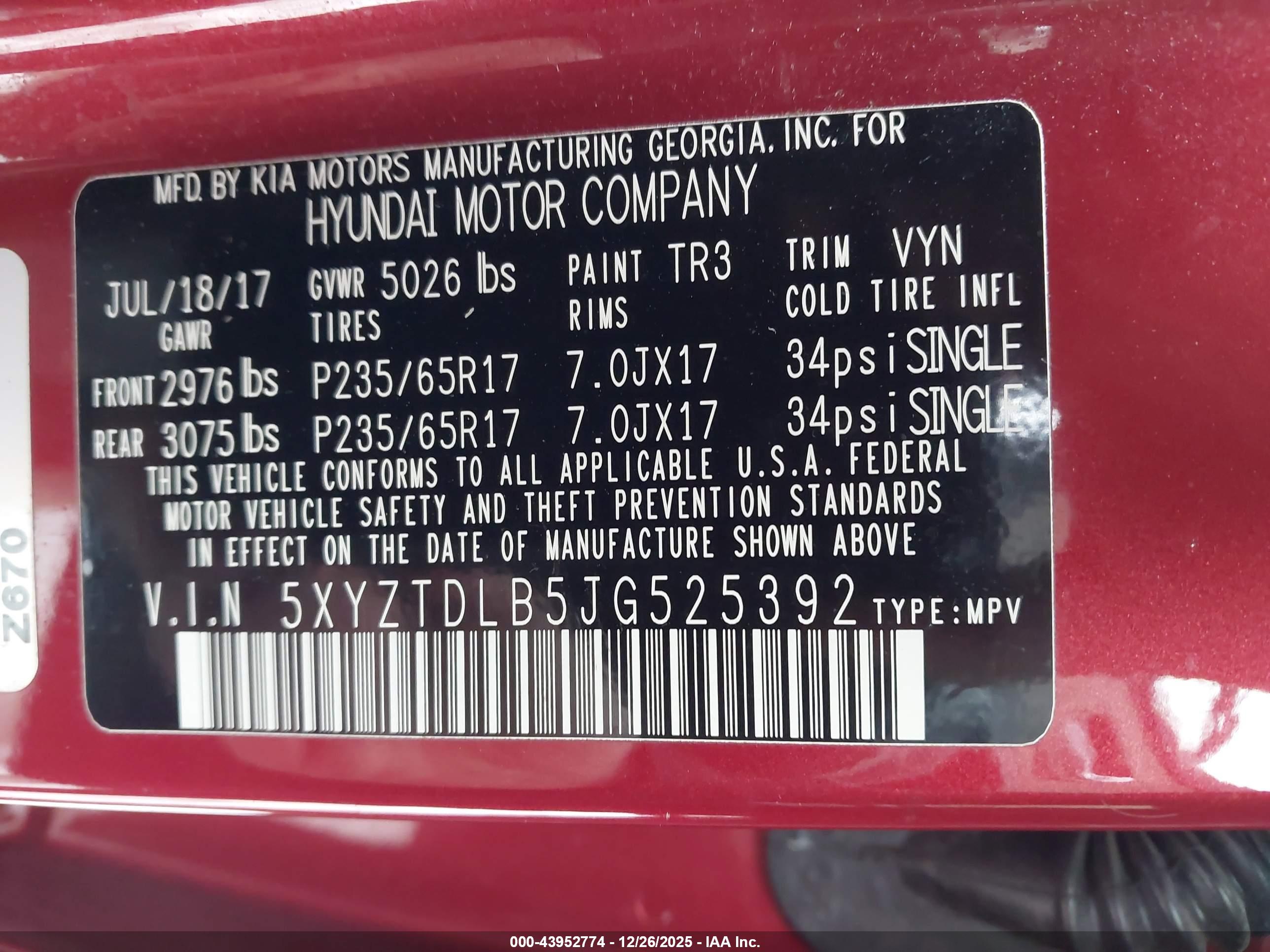 HYUNDAI SANTA image 9