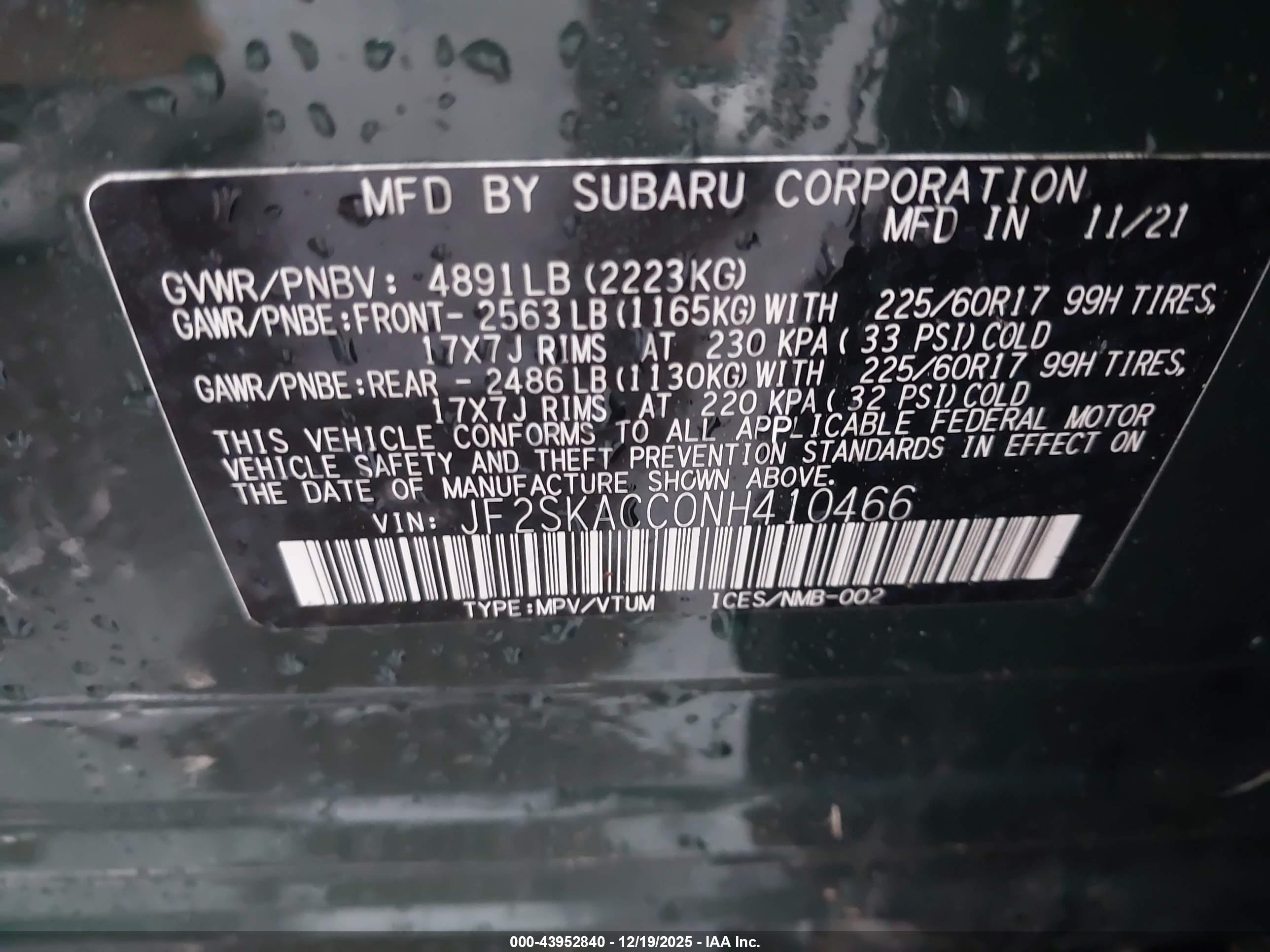 SUBARU FORESTER image 9