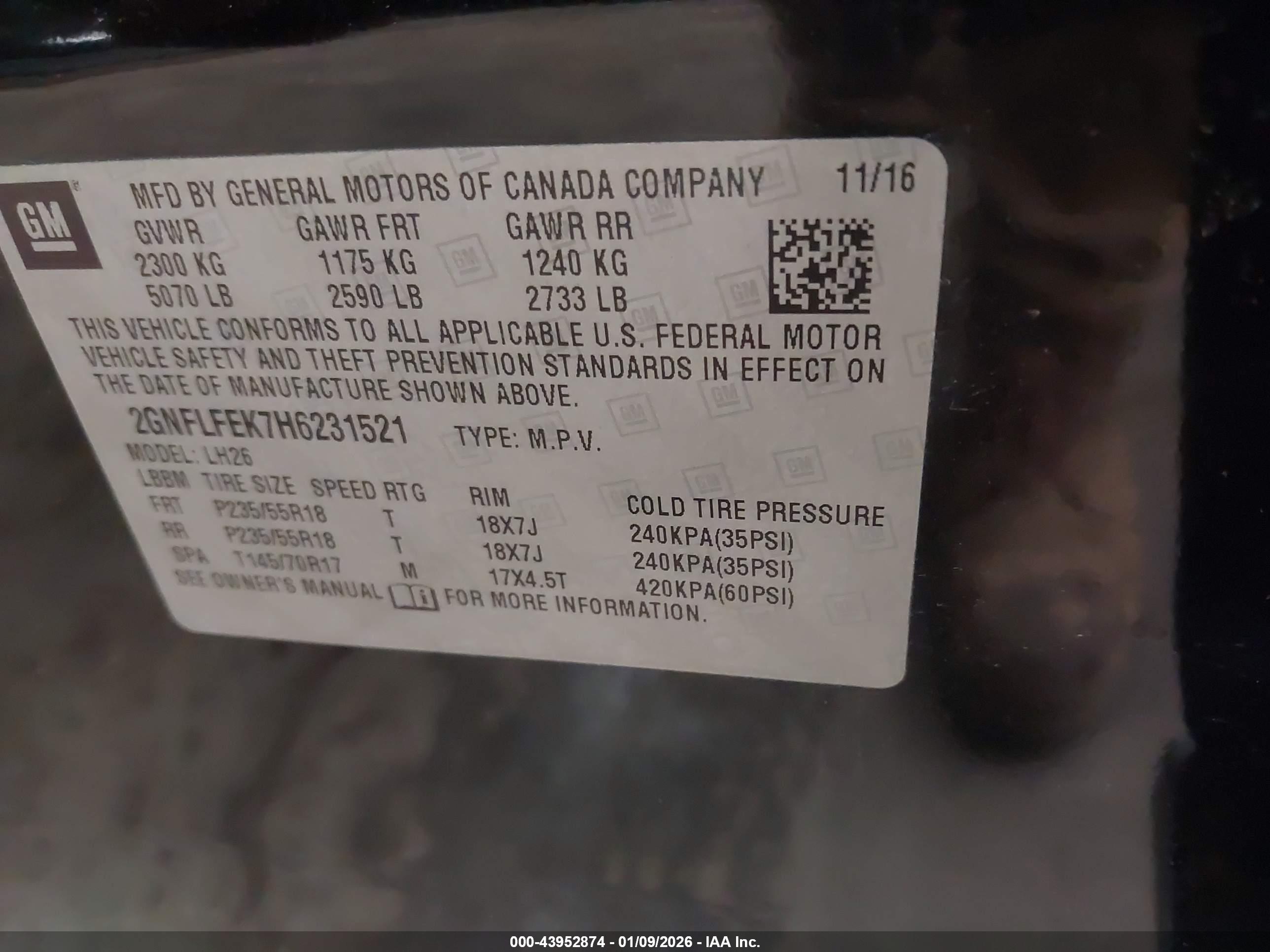 CHEVROLET EQUINOX image 9