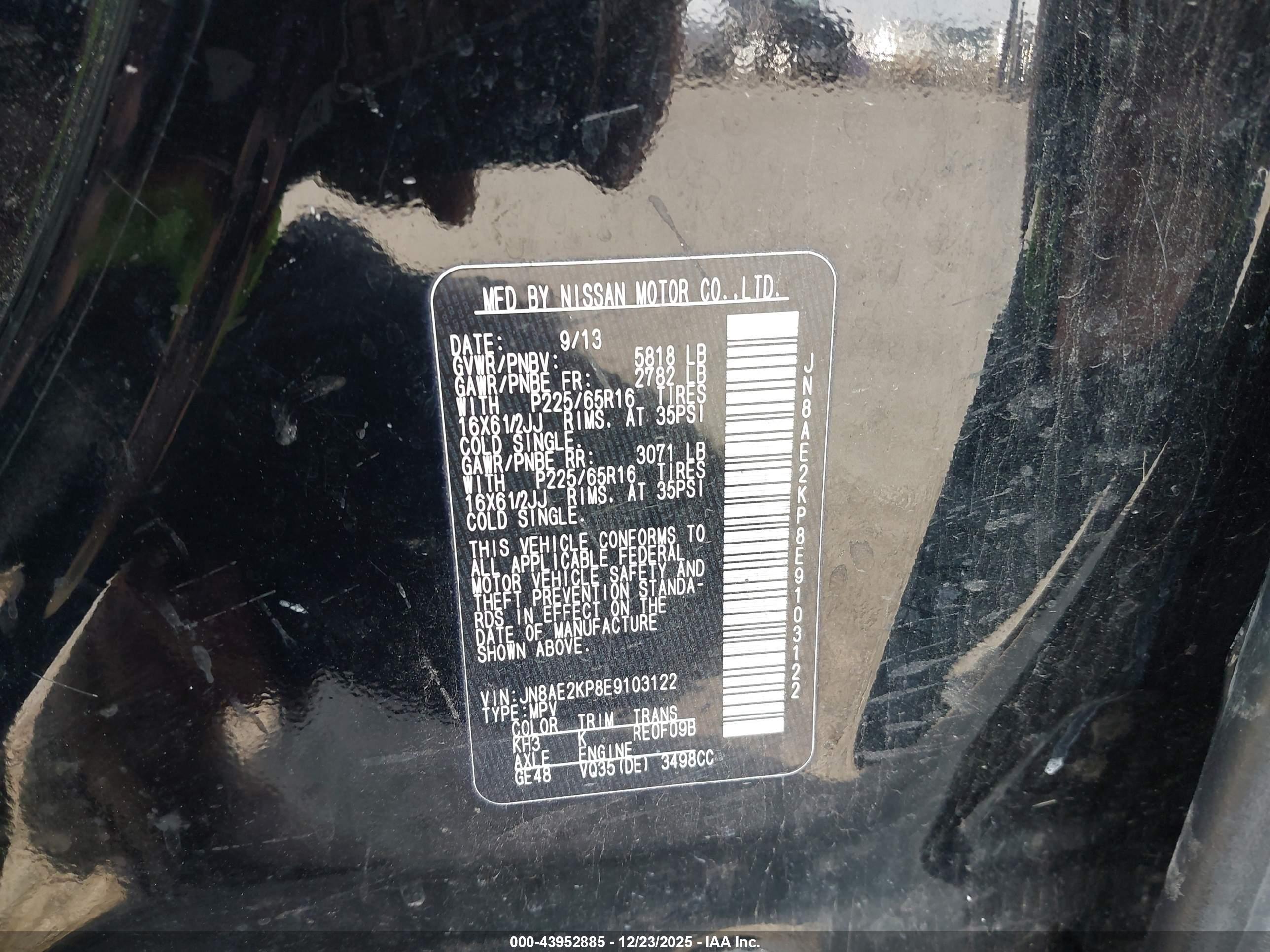 NISSAN QUEST image 9