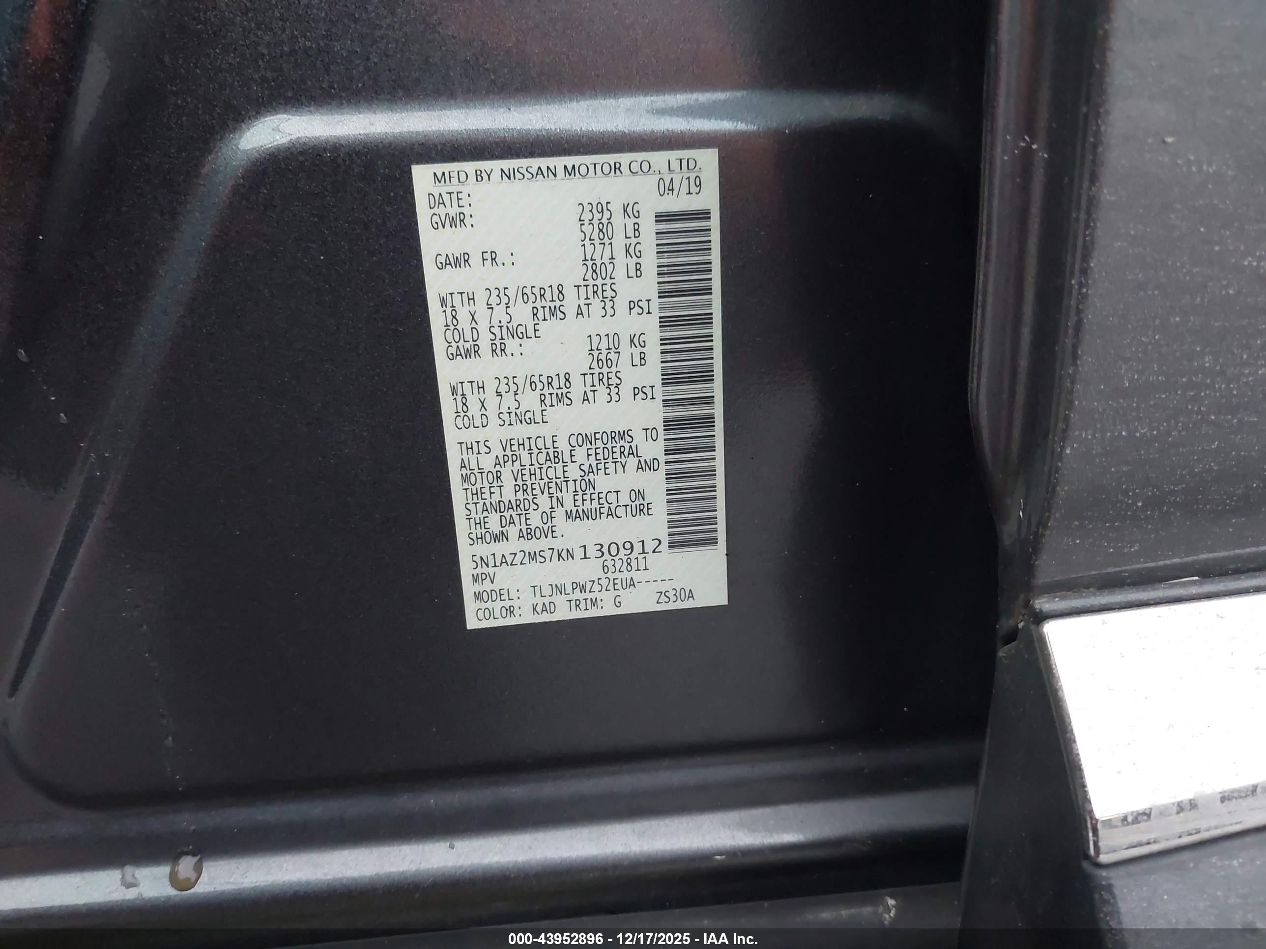 NISSAN MURANO image 9