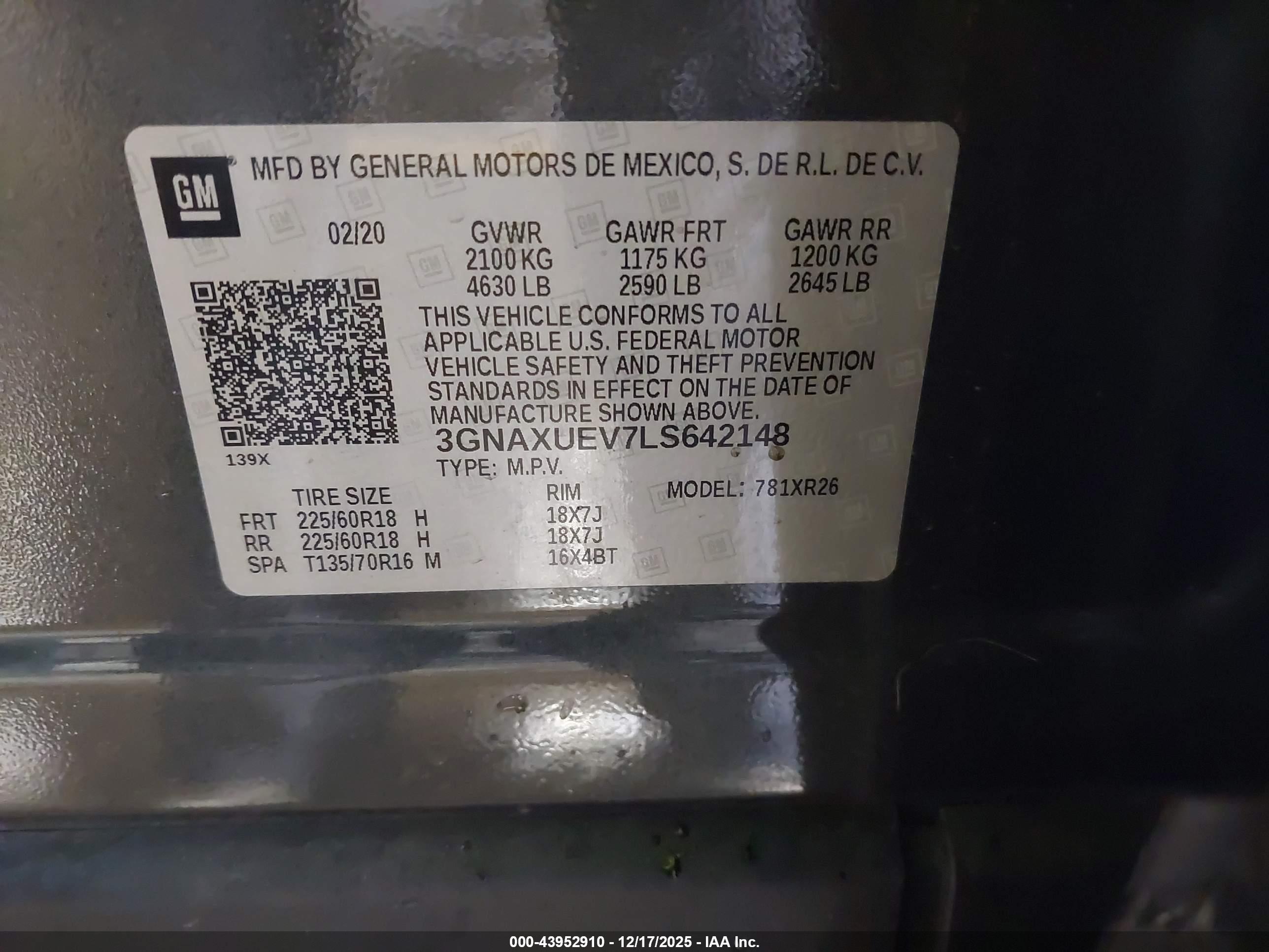 CHEVROLET EQUINOX image 9