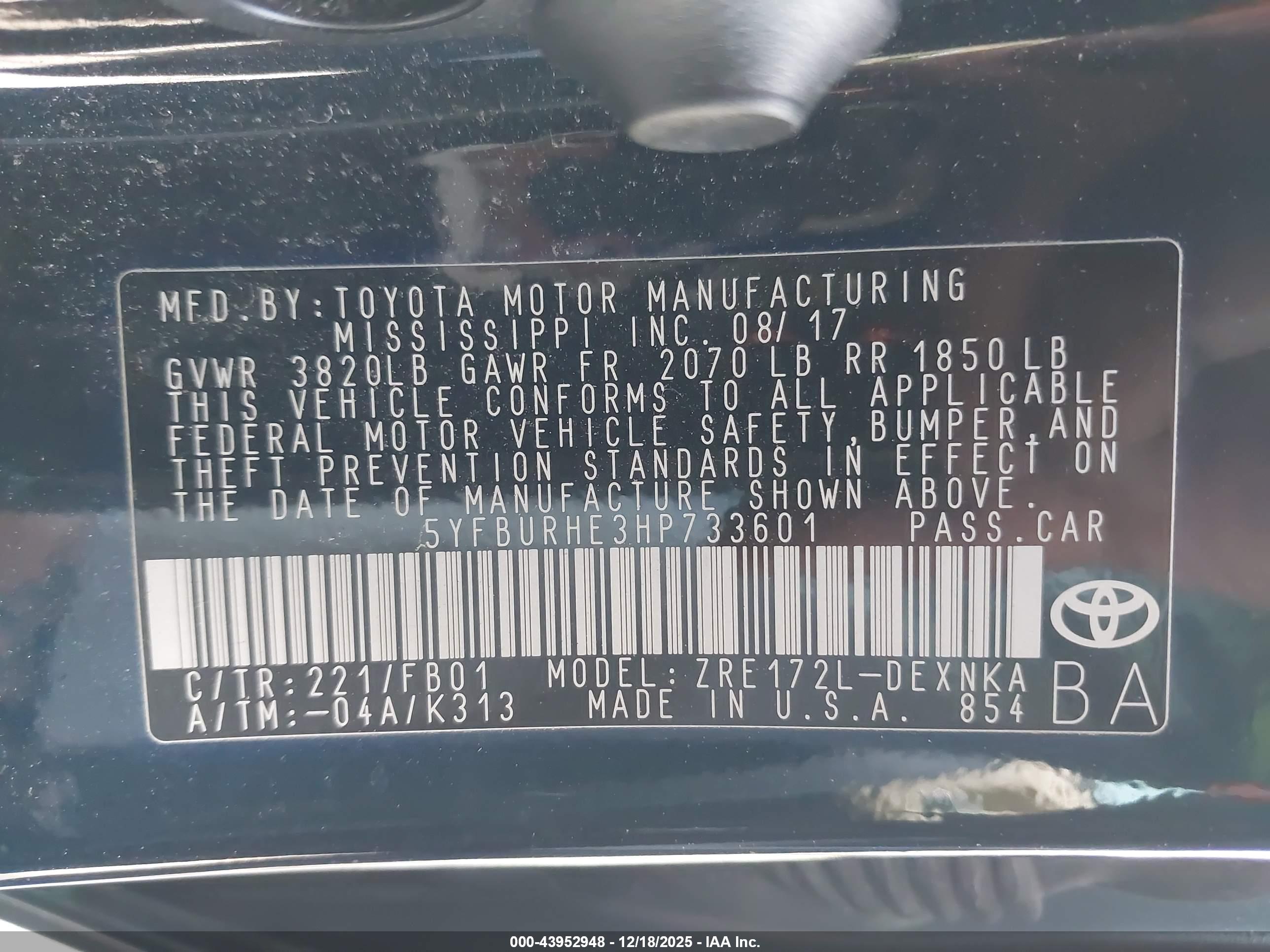 TOYOTA COROLLA image 9