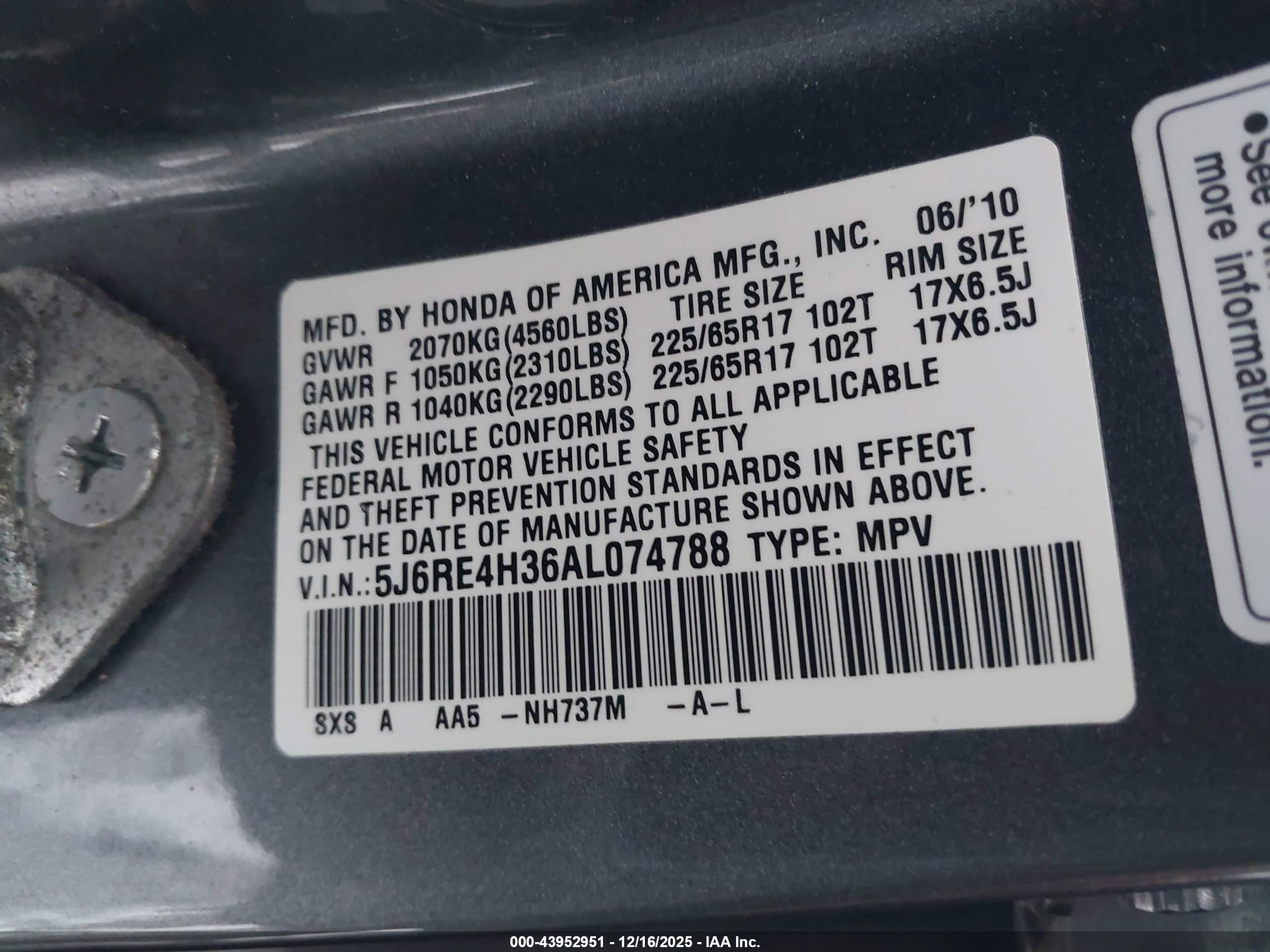 HONDA CR-V image 9