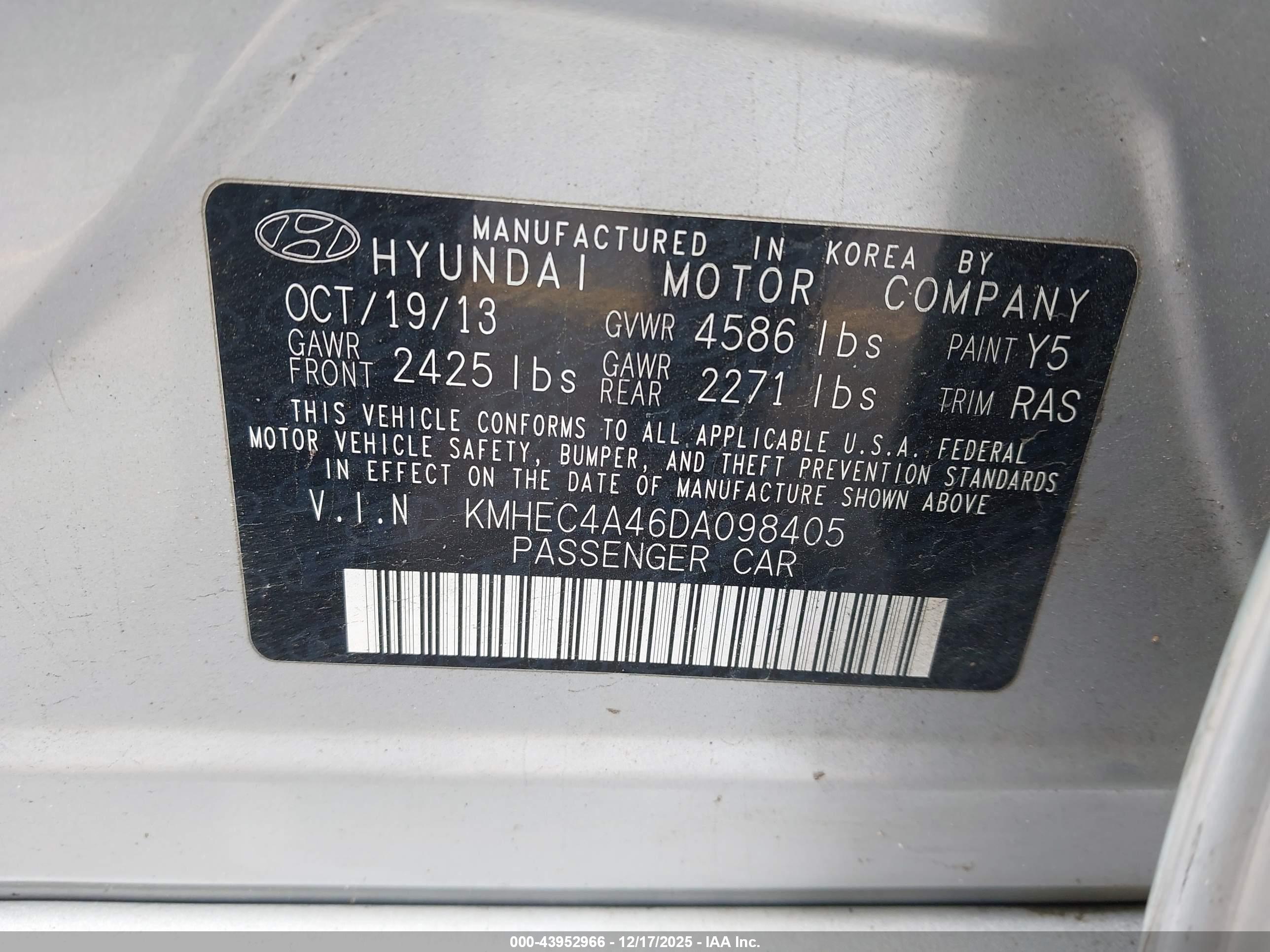HYUNDAI SONATA image 9