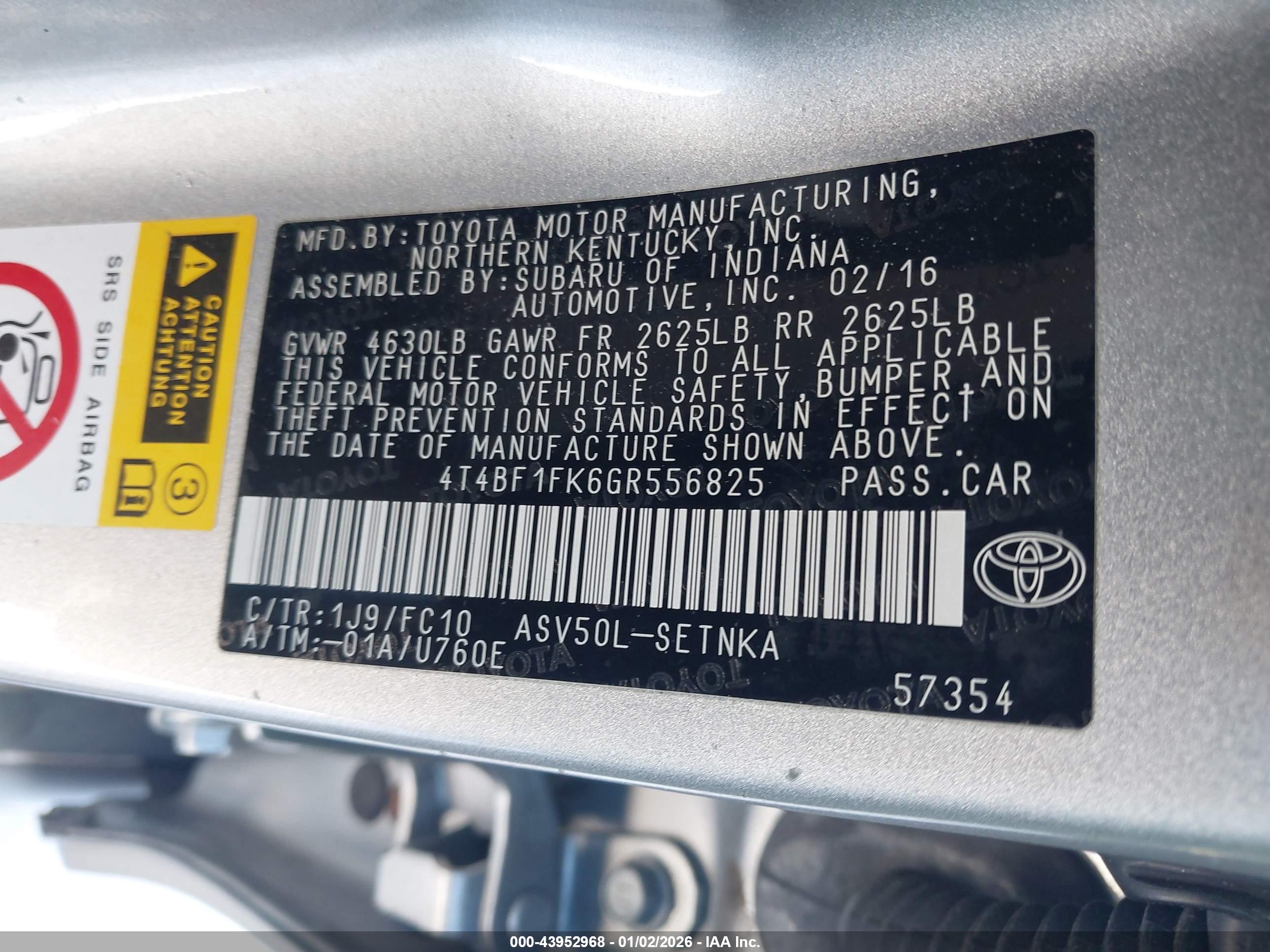 TOYOTA CAMRY image 9