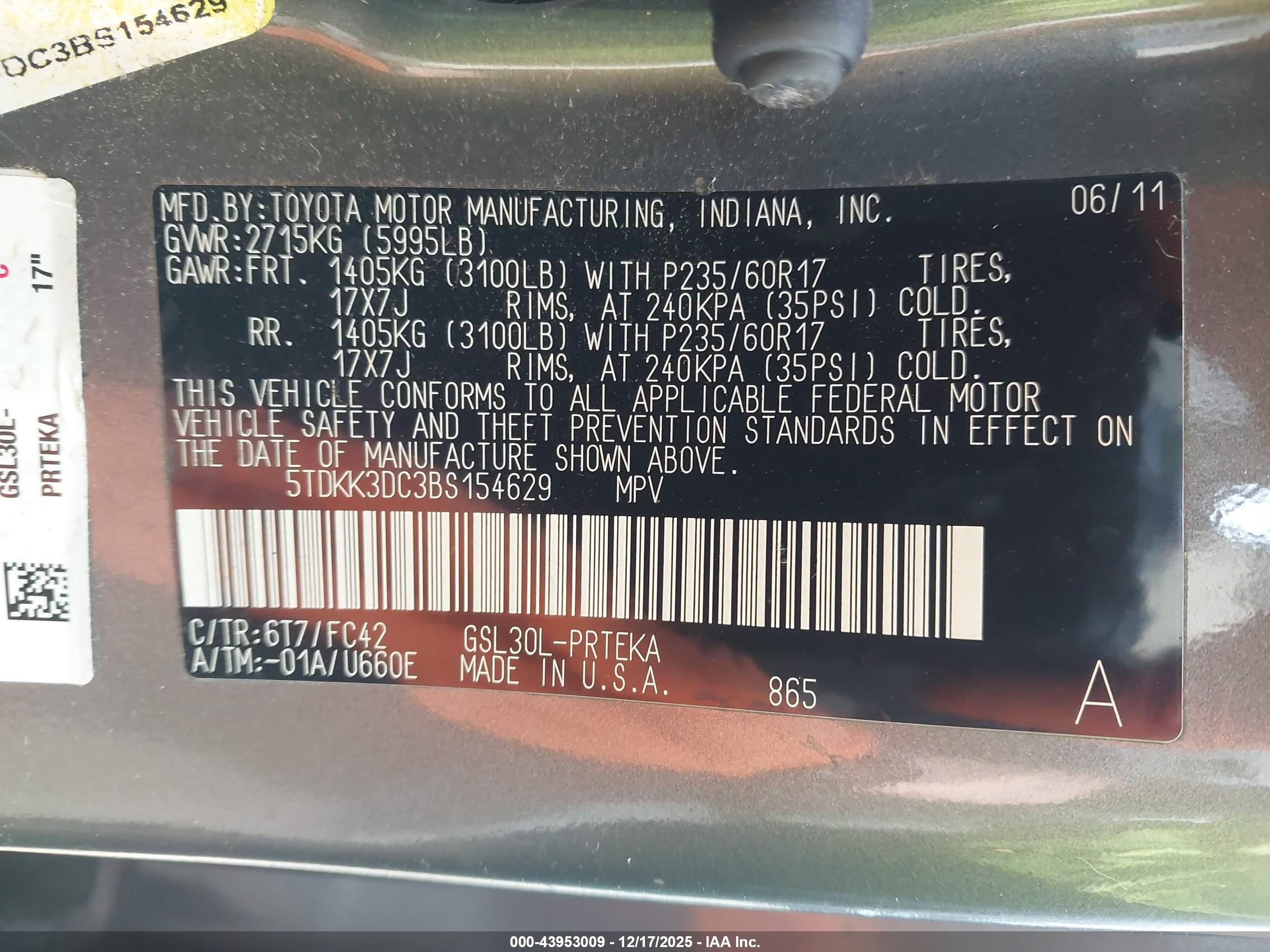 TOYOTA SIENNA image 9