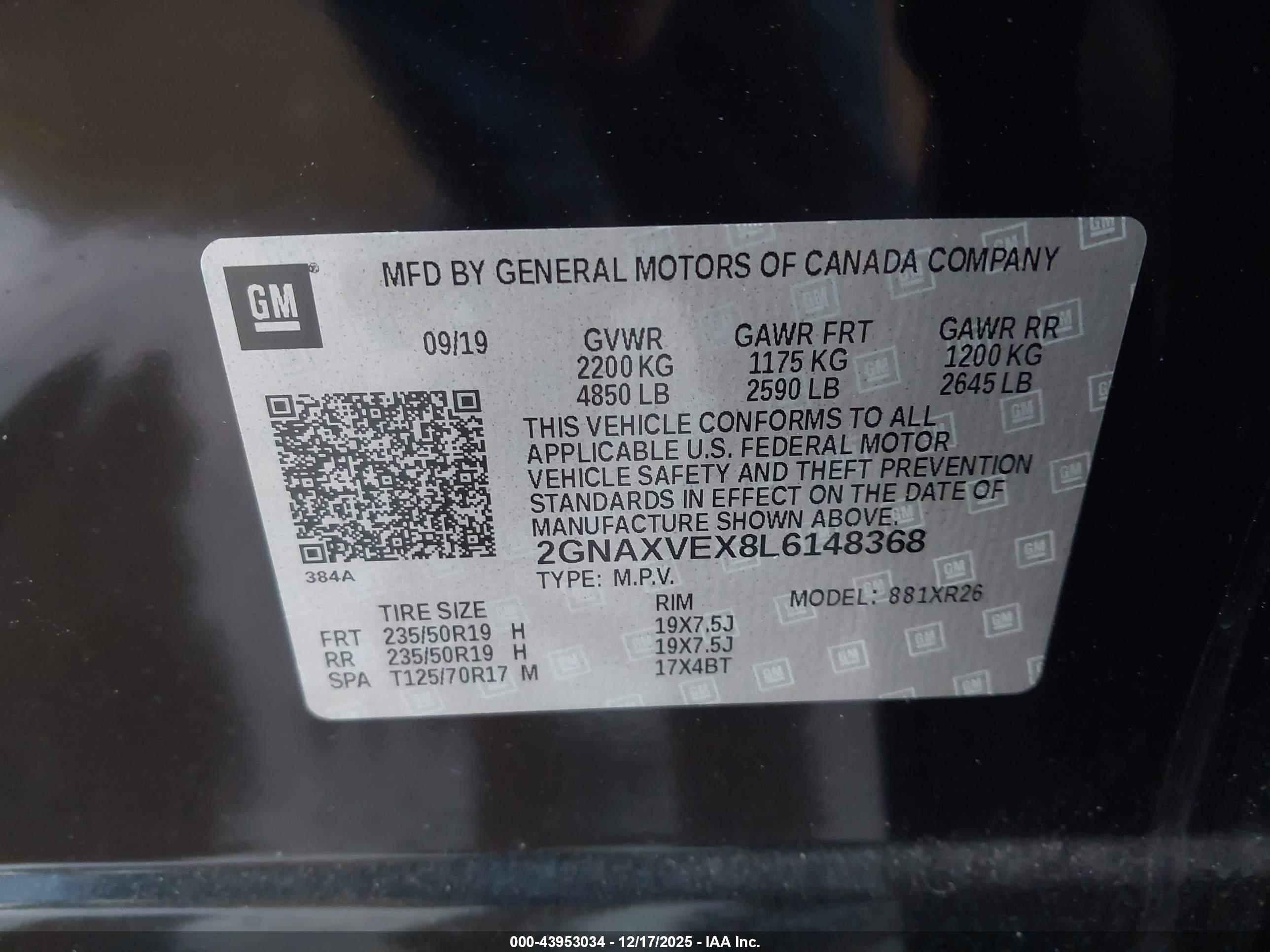 CHEVROLET EQUINOX image 9