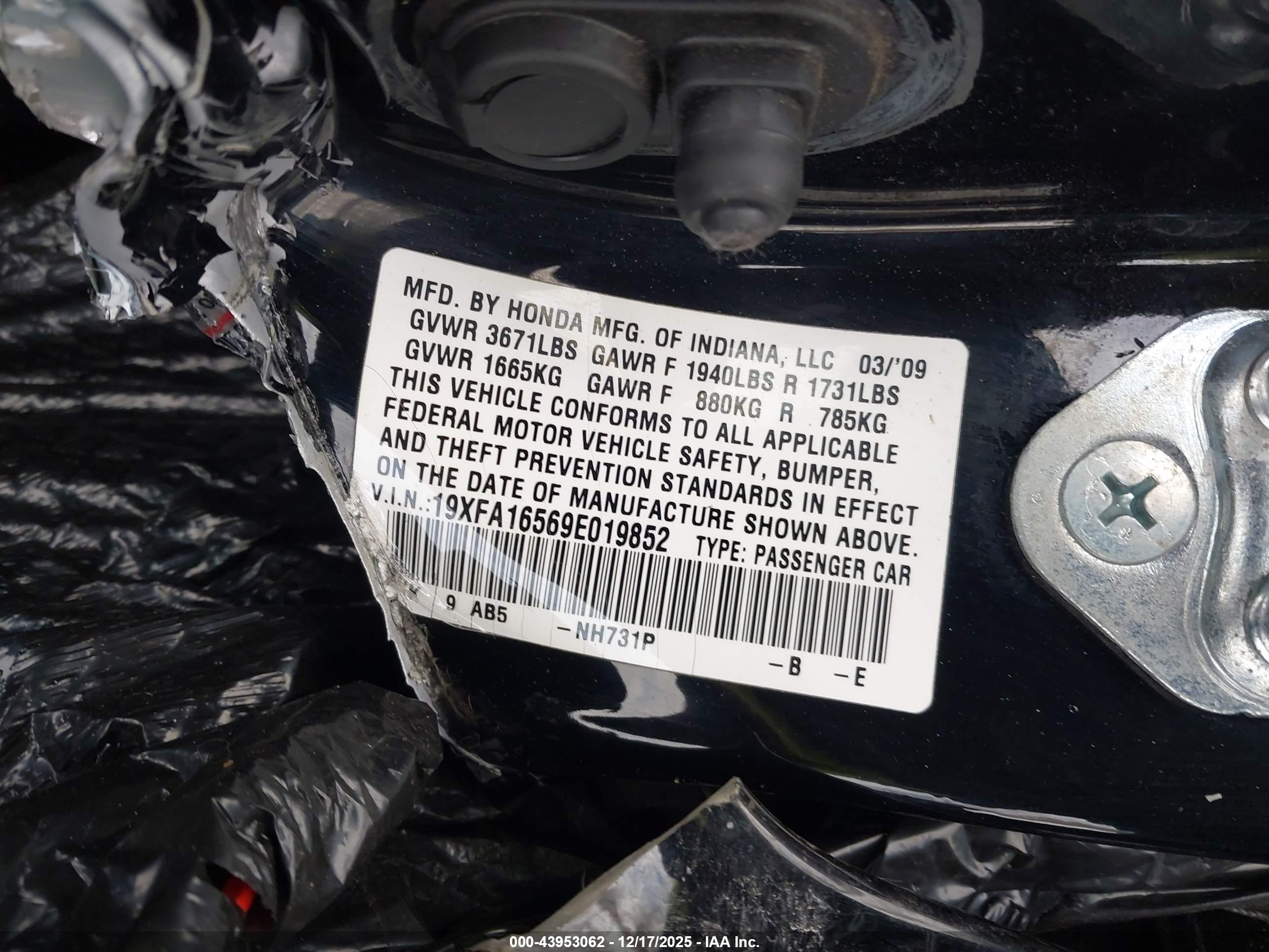HONDA CIVIC image 9