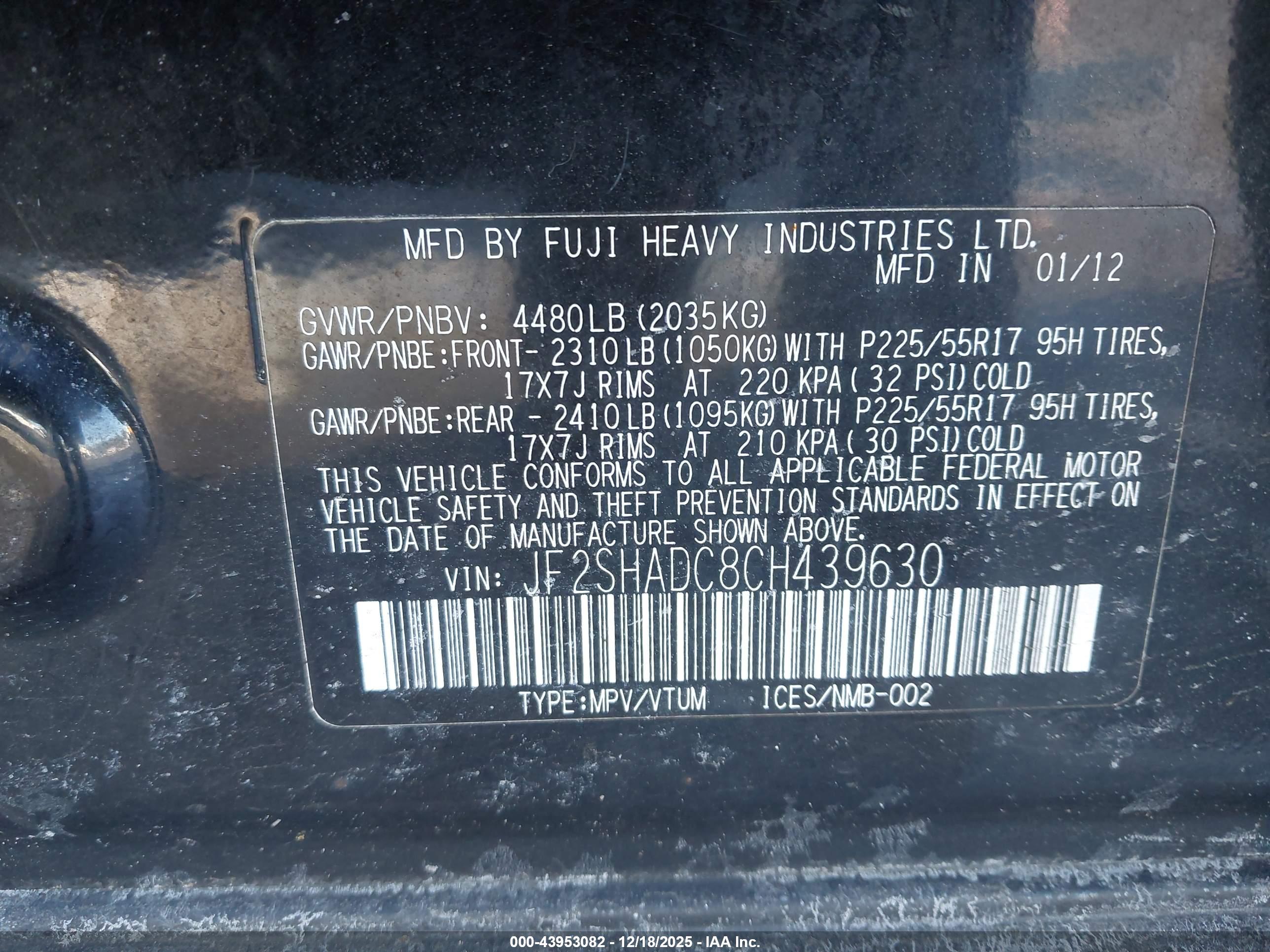 SUBARU FORESTER image 9