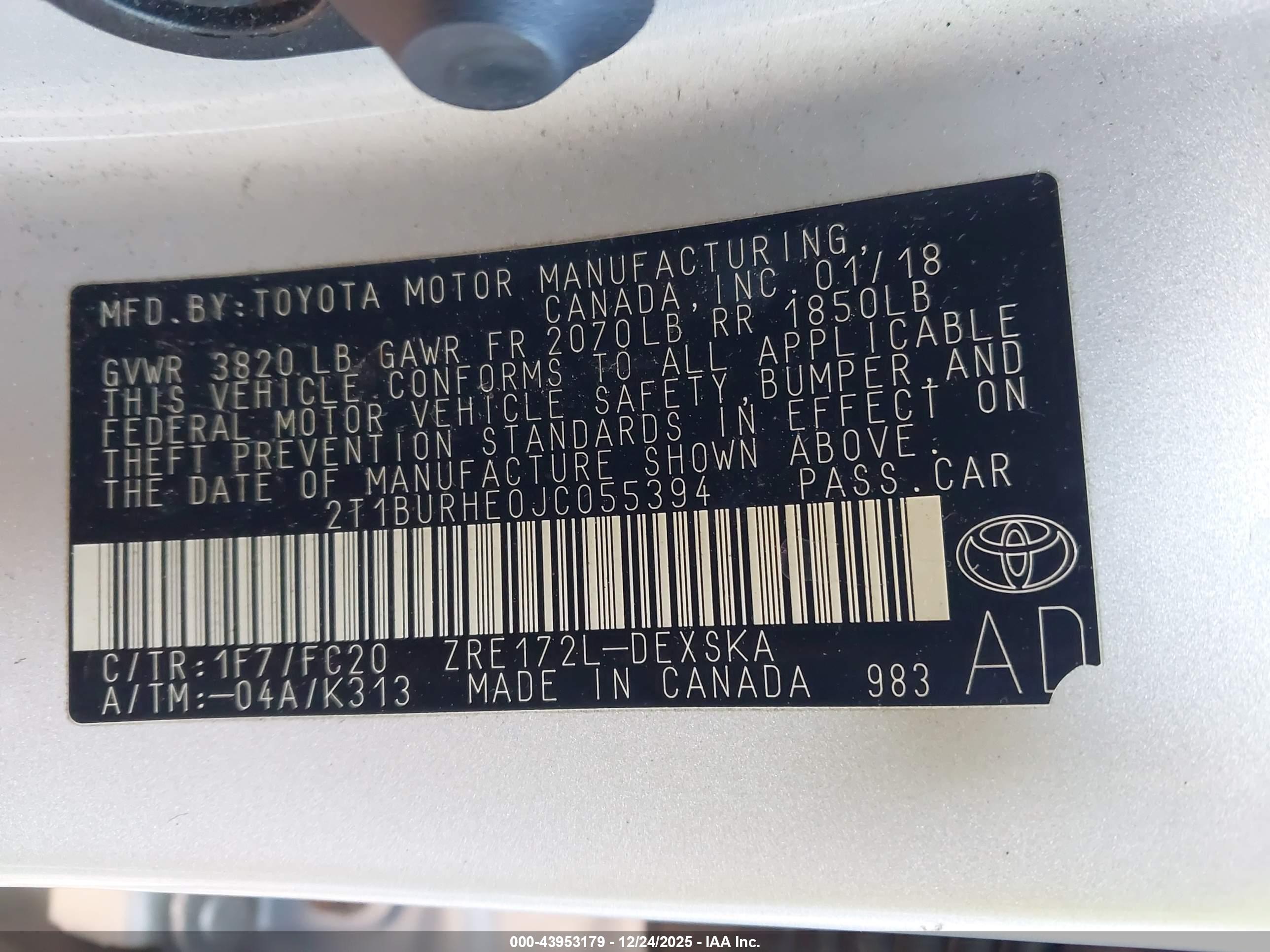 TOYOTA COROLLA image 9