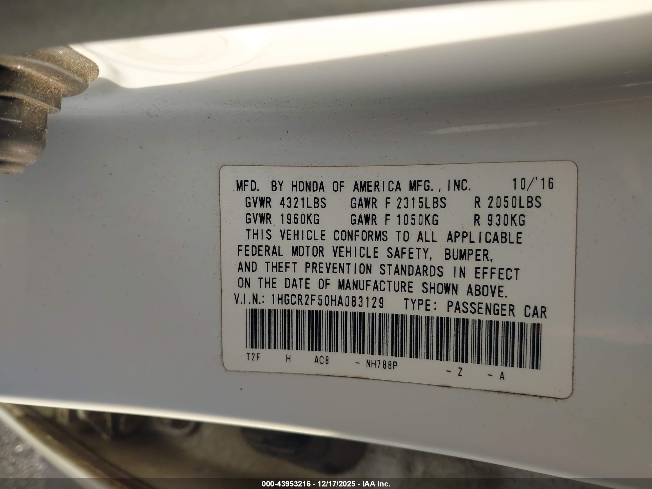 HONDA ACCORD image 9