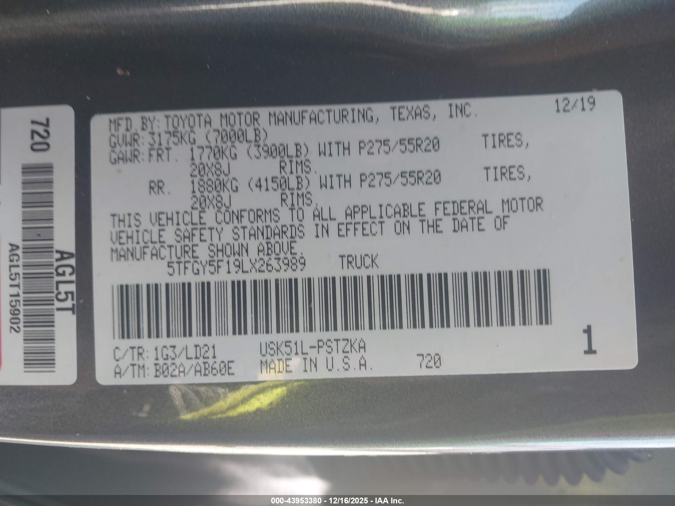 TOYOTA TUNDRA image 9