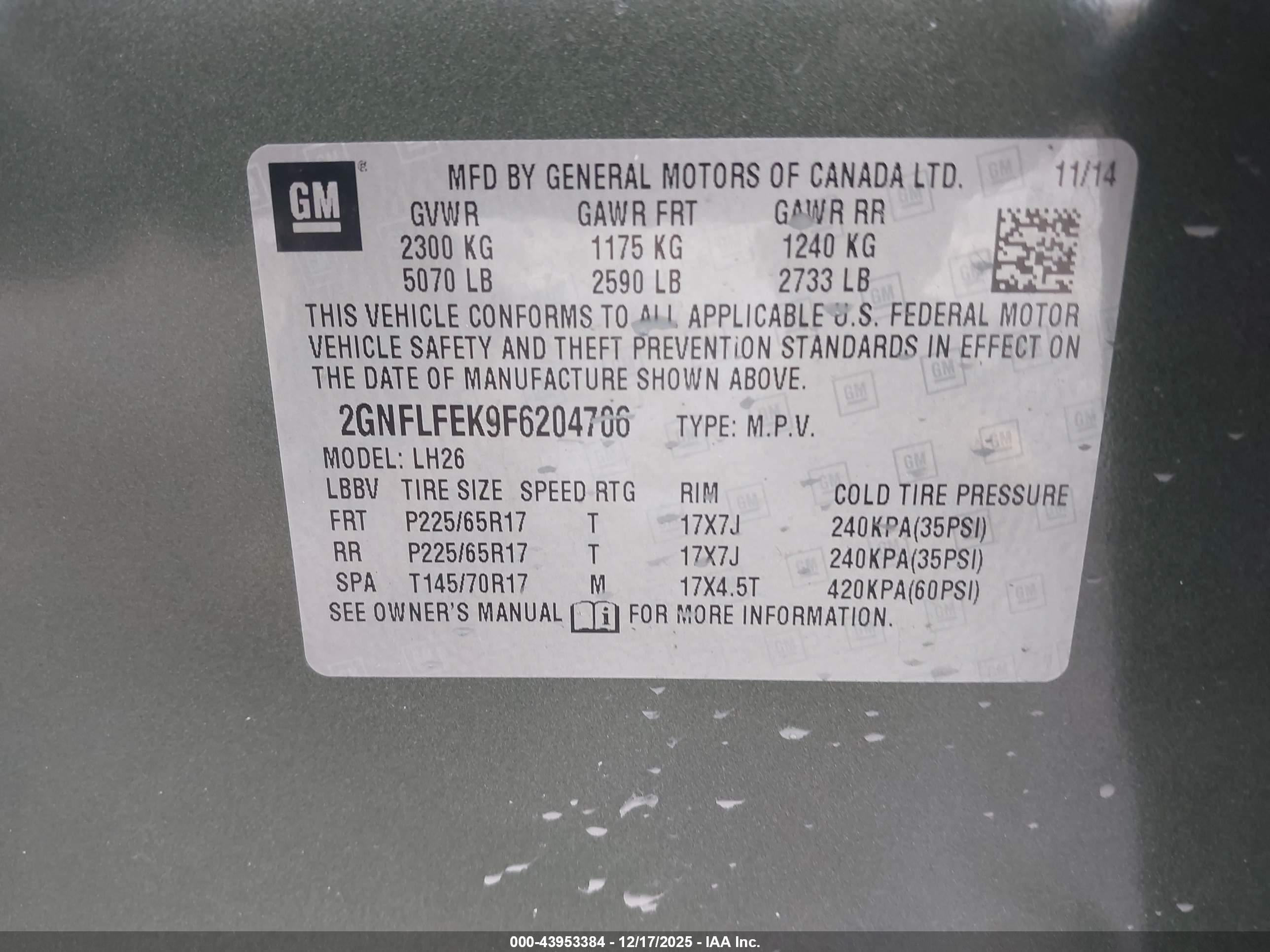 CHEVROLET EQUINOX image 9
