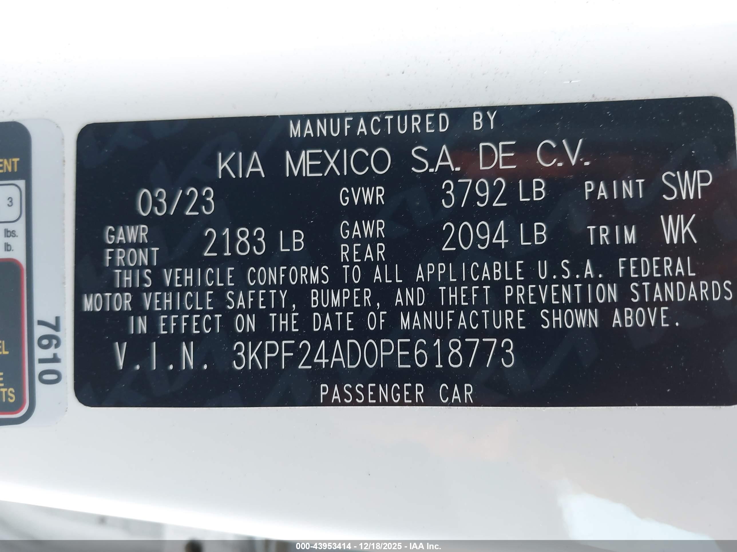 KIA FORTE image 9