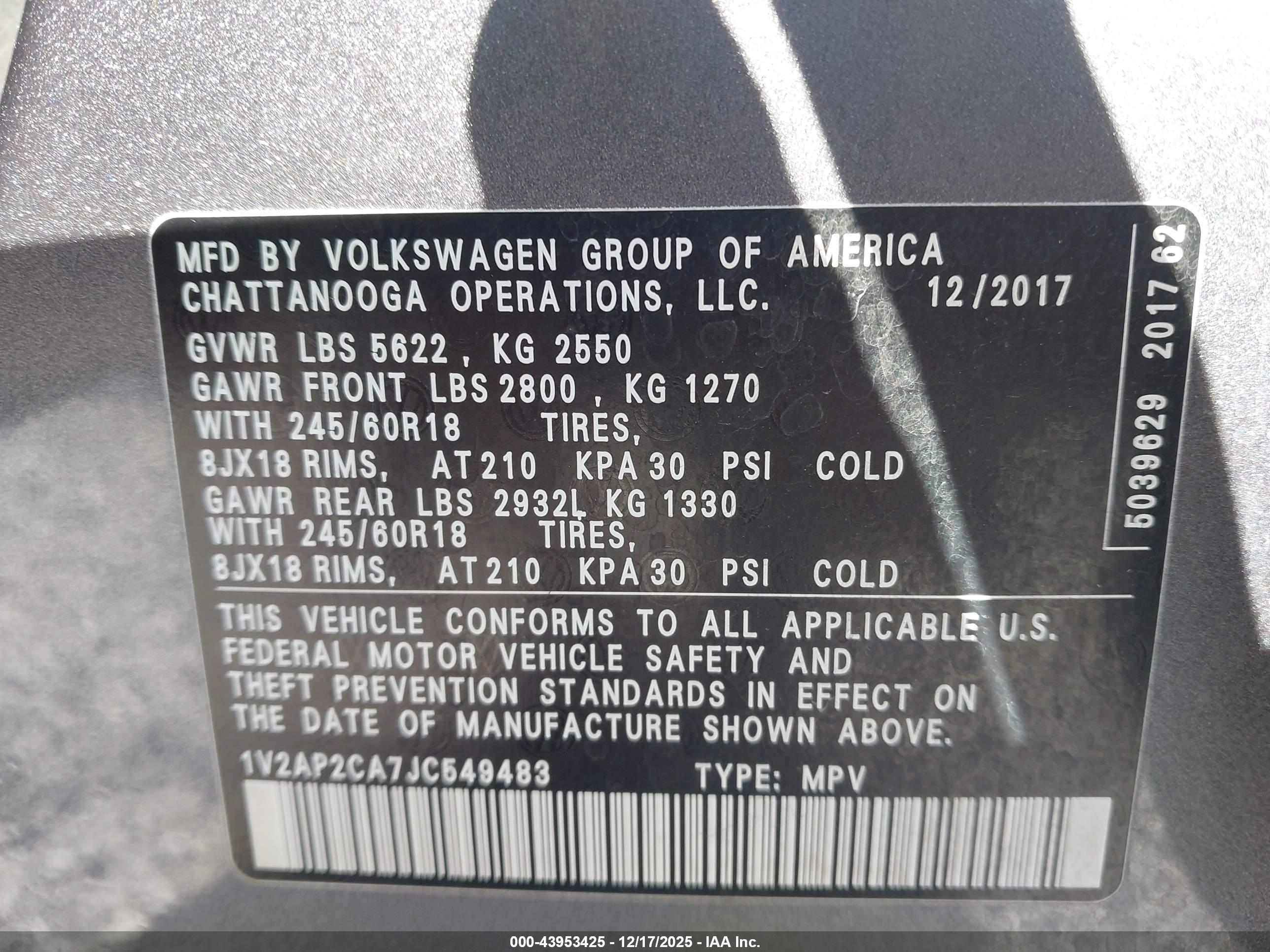 VOLKSWAGEN ATLAS image 9