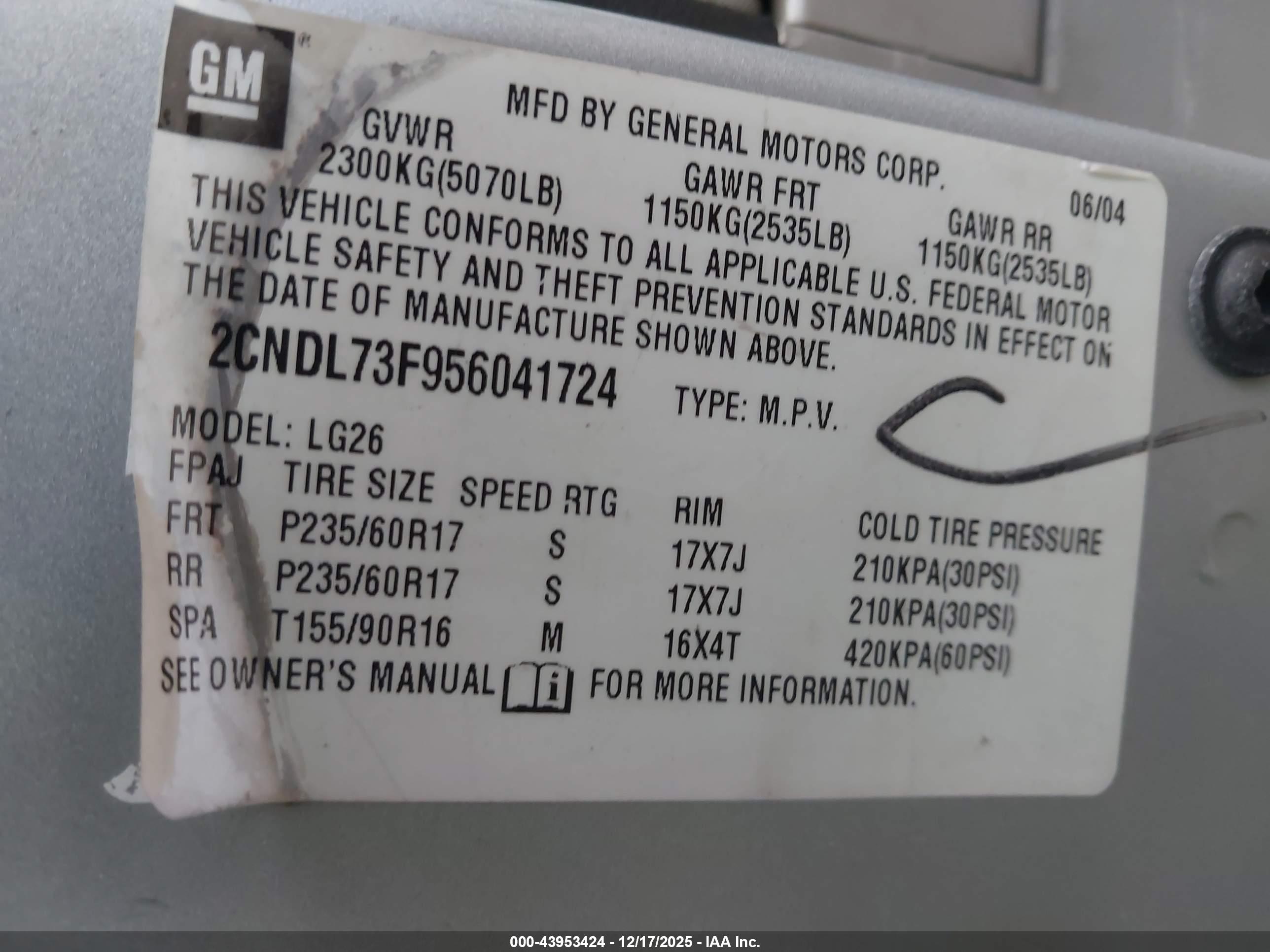 CHEVROLET EQUINOX image 9