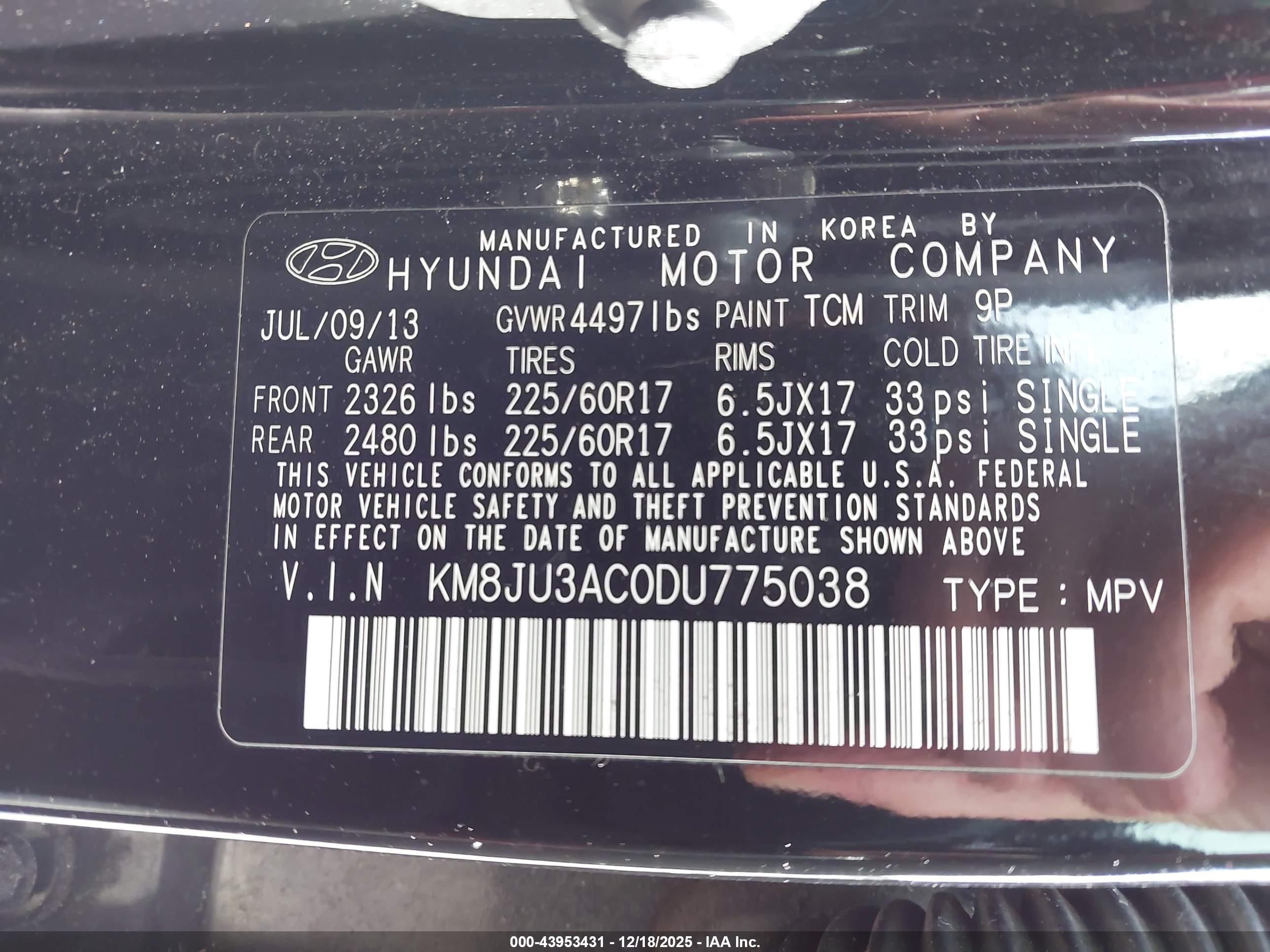 HYUNDAI TUCSON image 9