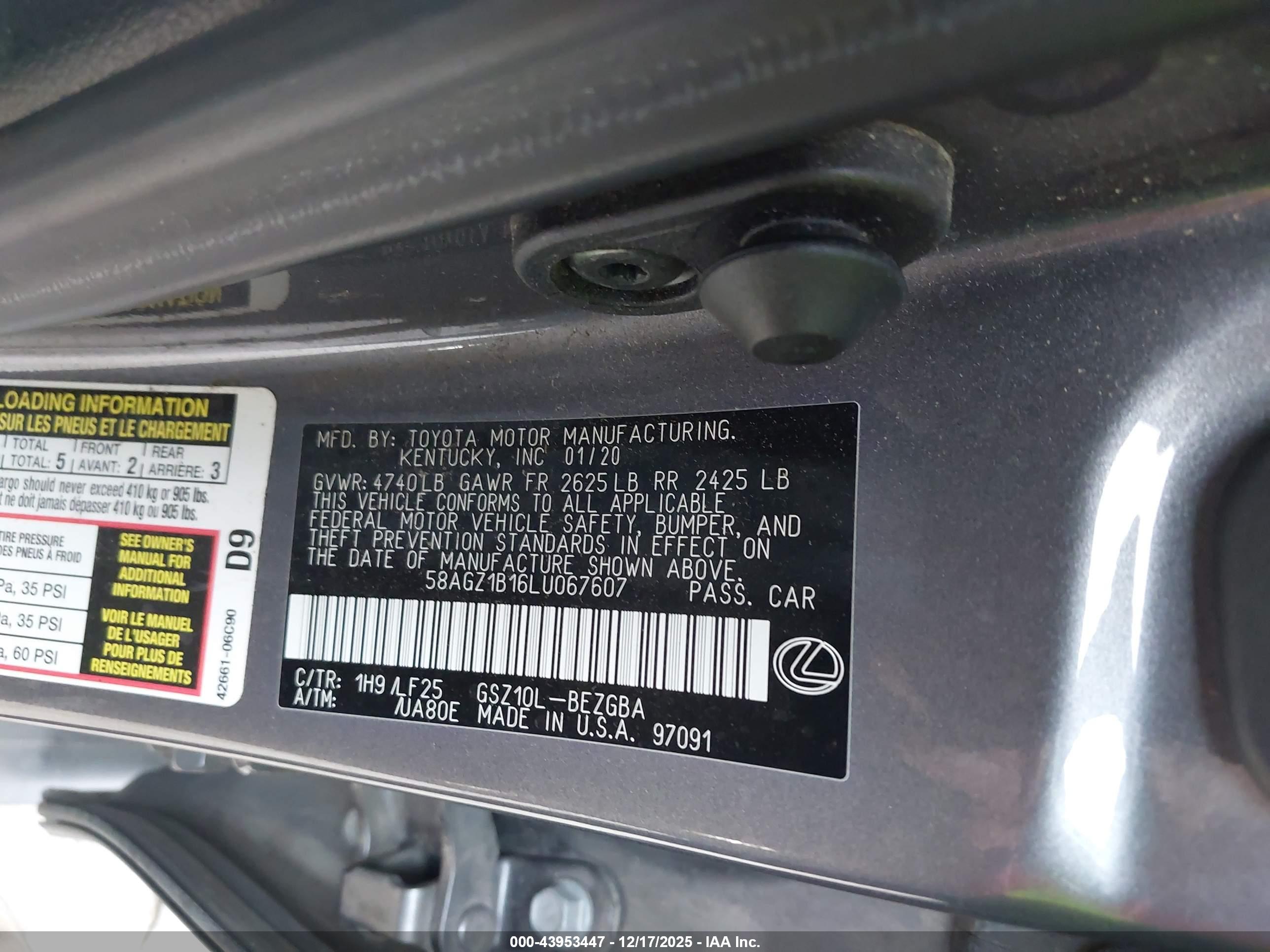LEXUS ES image 9