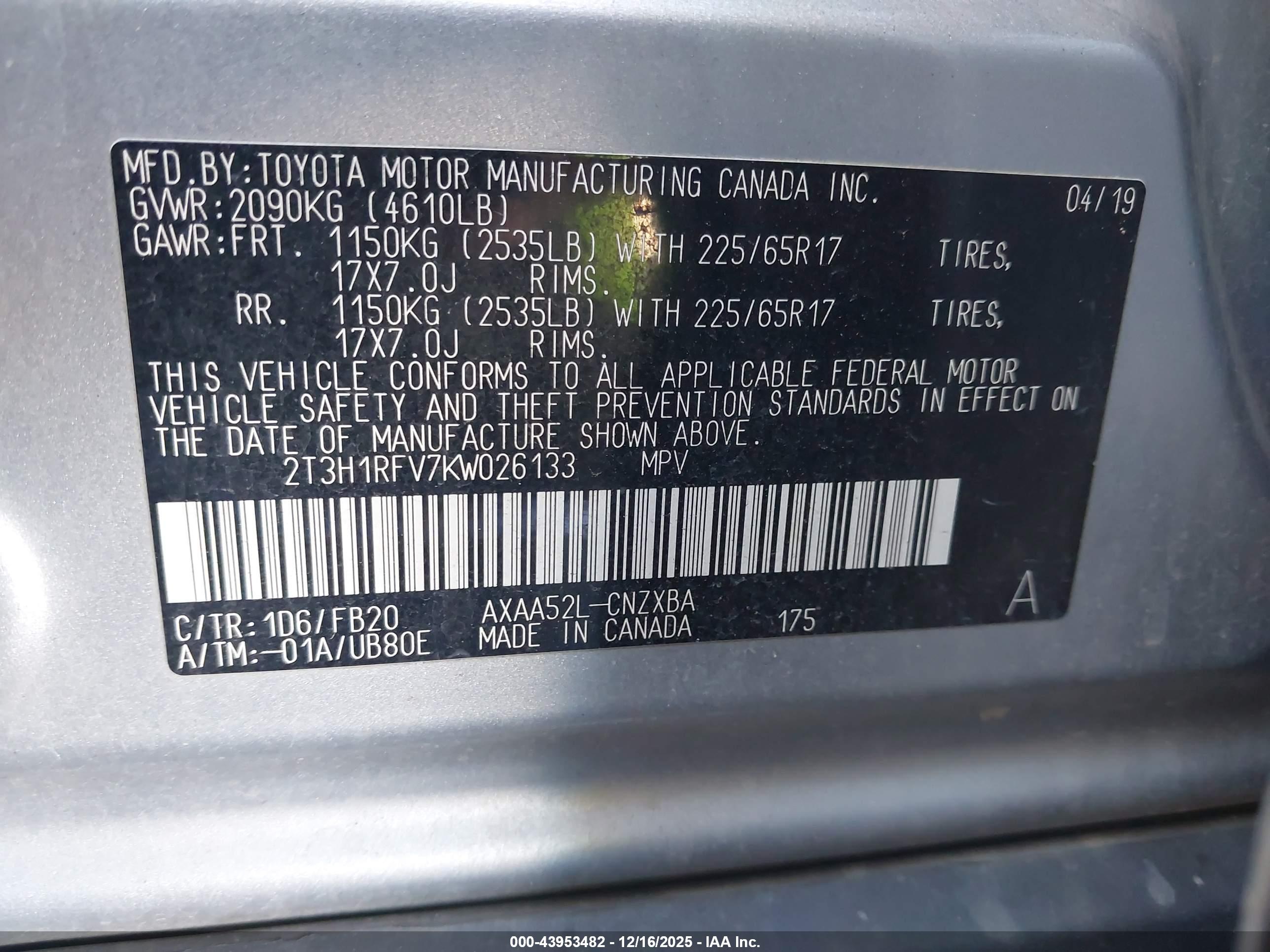 TOYOTA RAV4 image 9