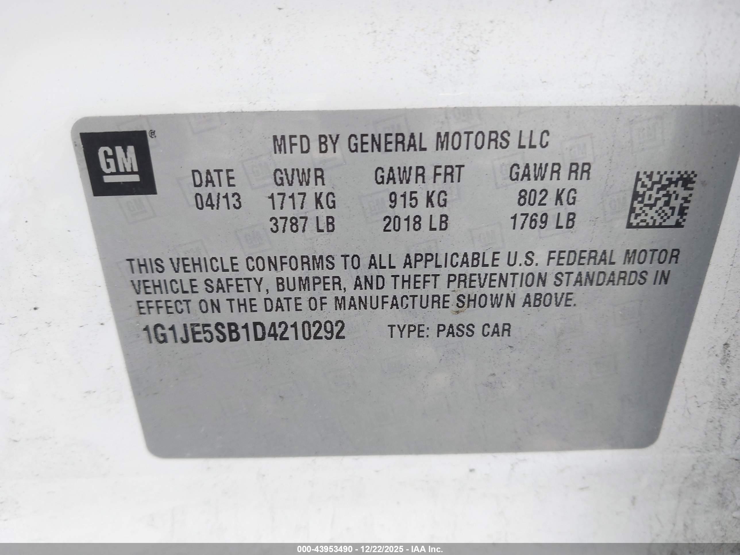 CHEVROLET SONIC image 9