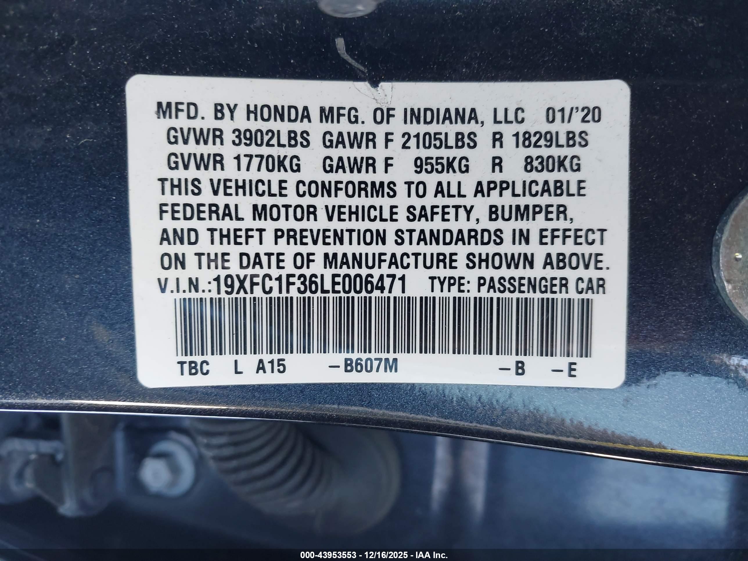 HONDA CIVIC image 9