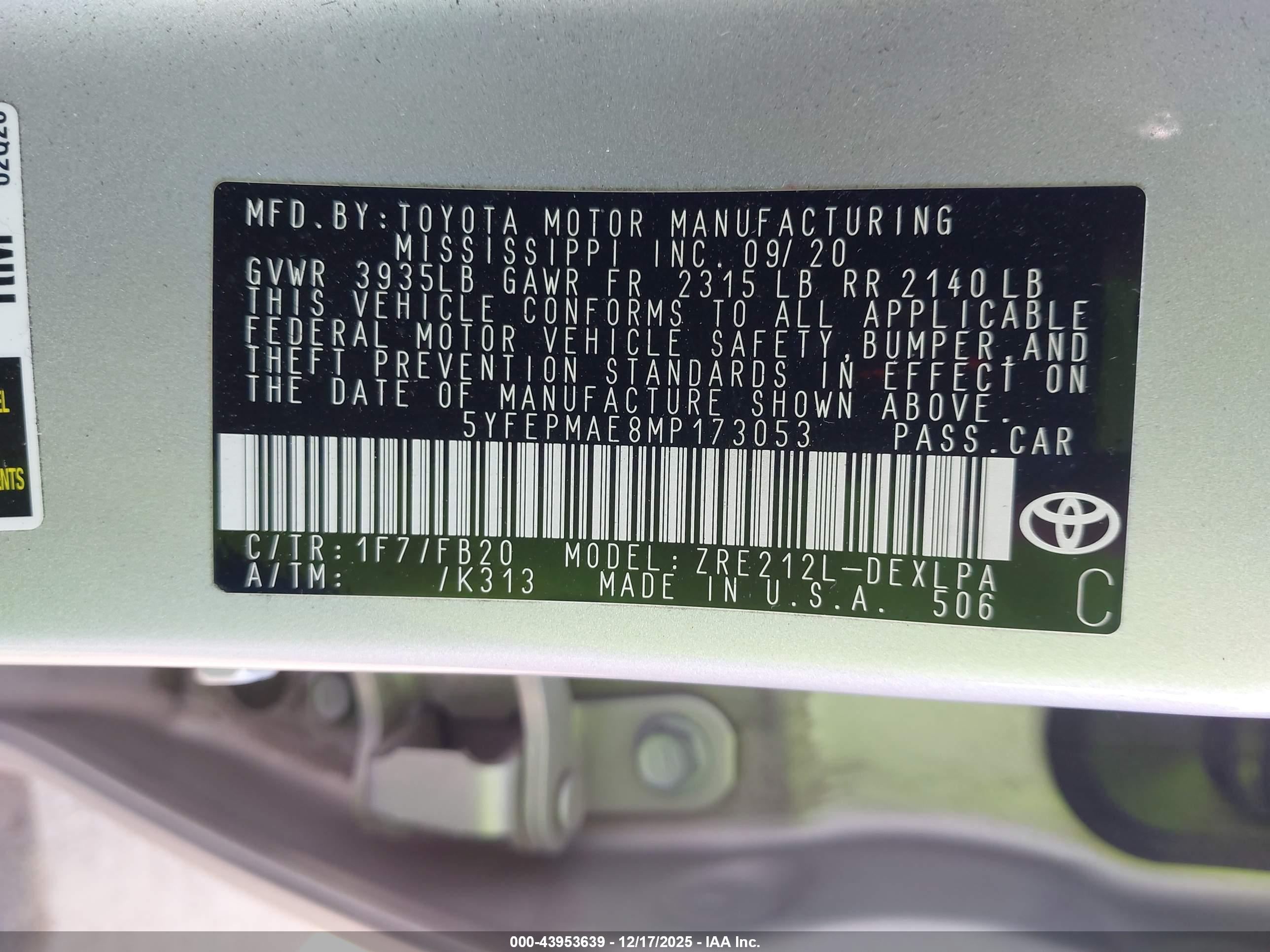 TOYOTA COROLLA image 9