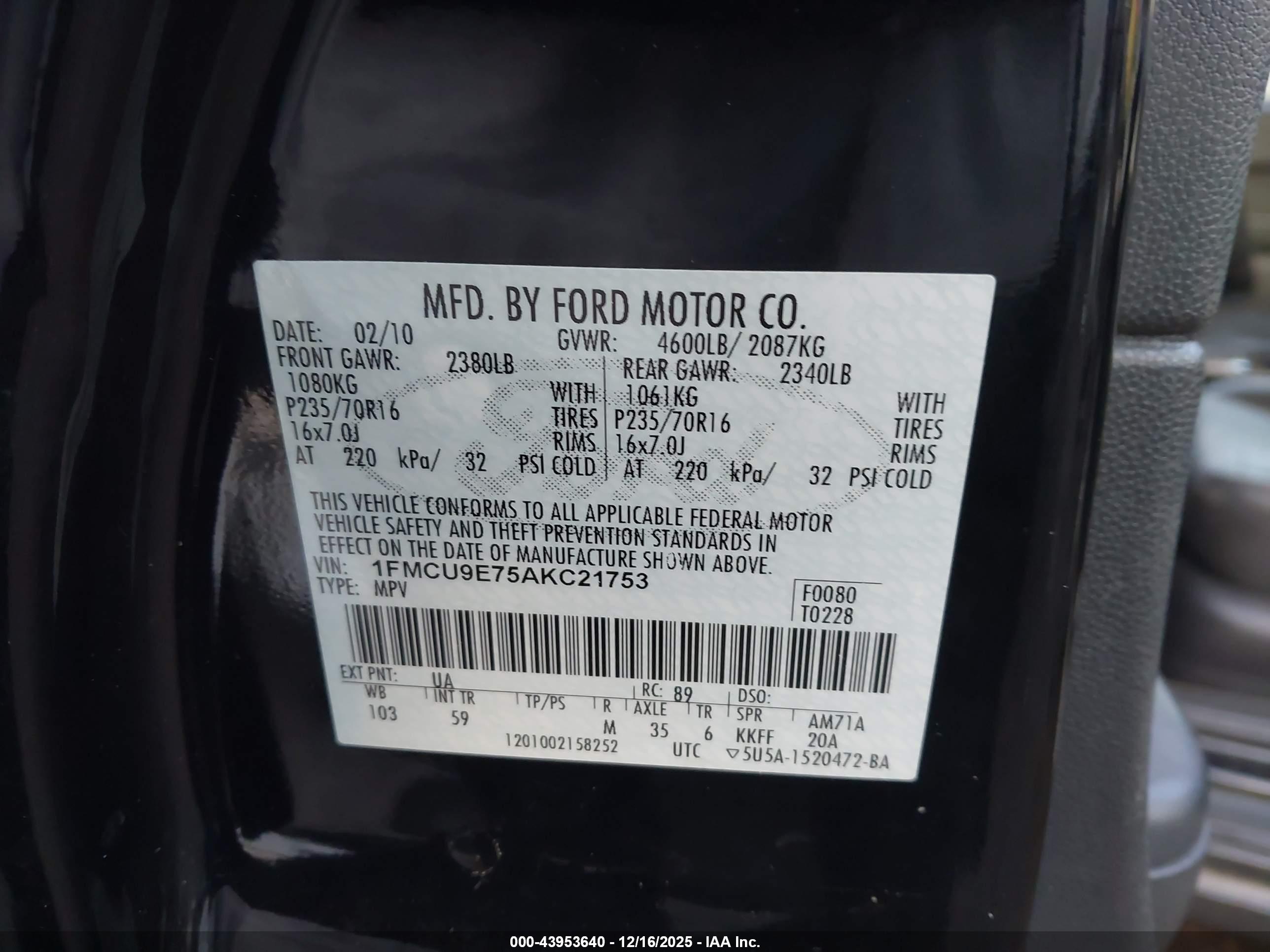 FORD ESCAPE image 9