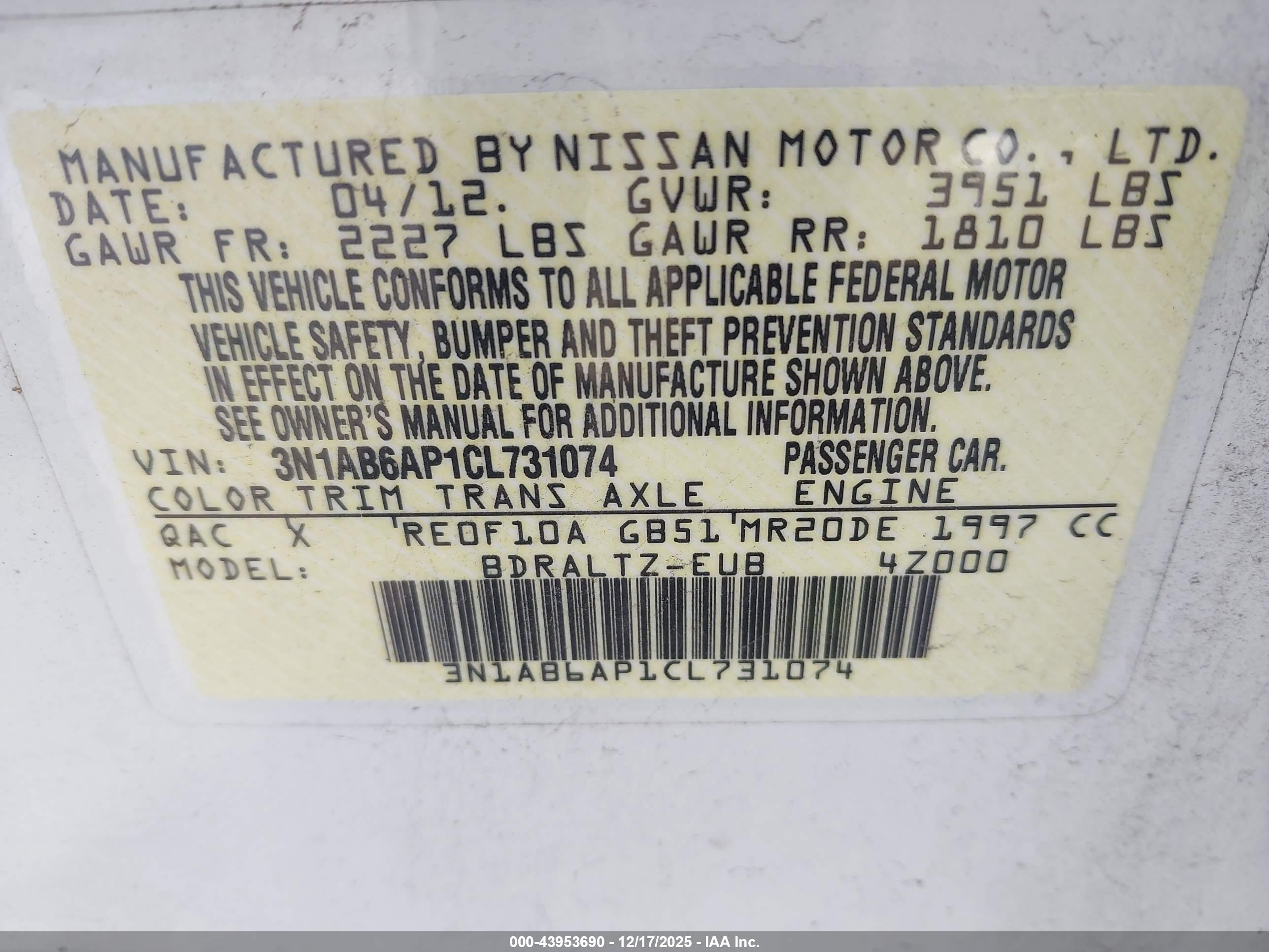 NISSAN SENTRA image 9