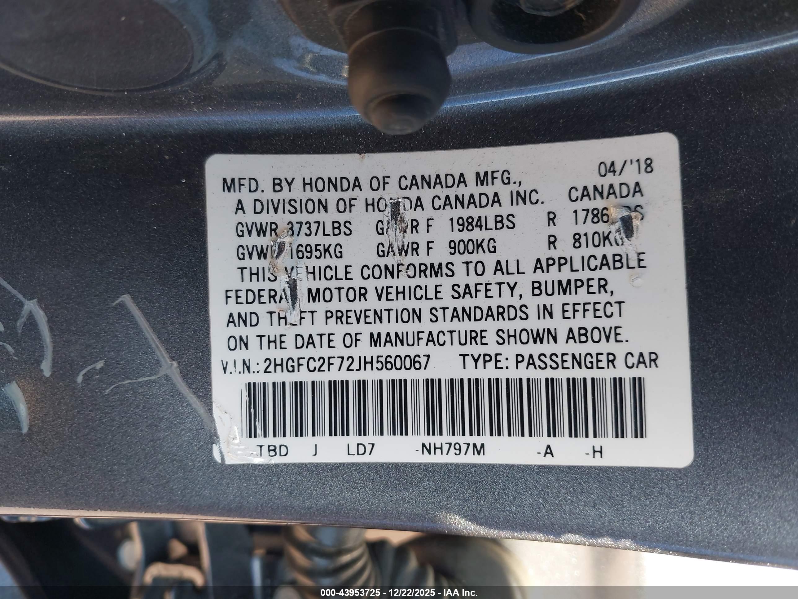 HONDA CIVIC image 9
