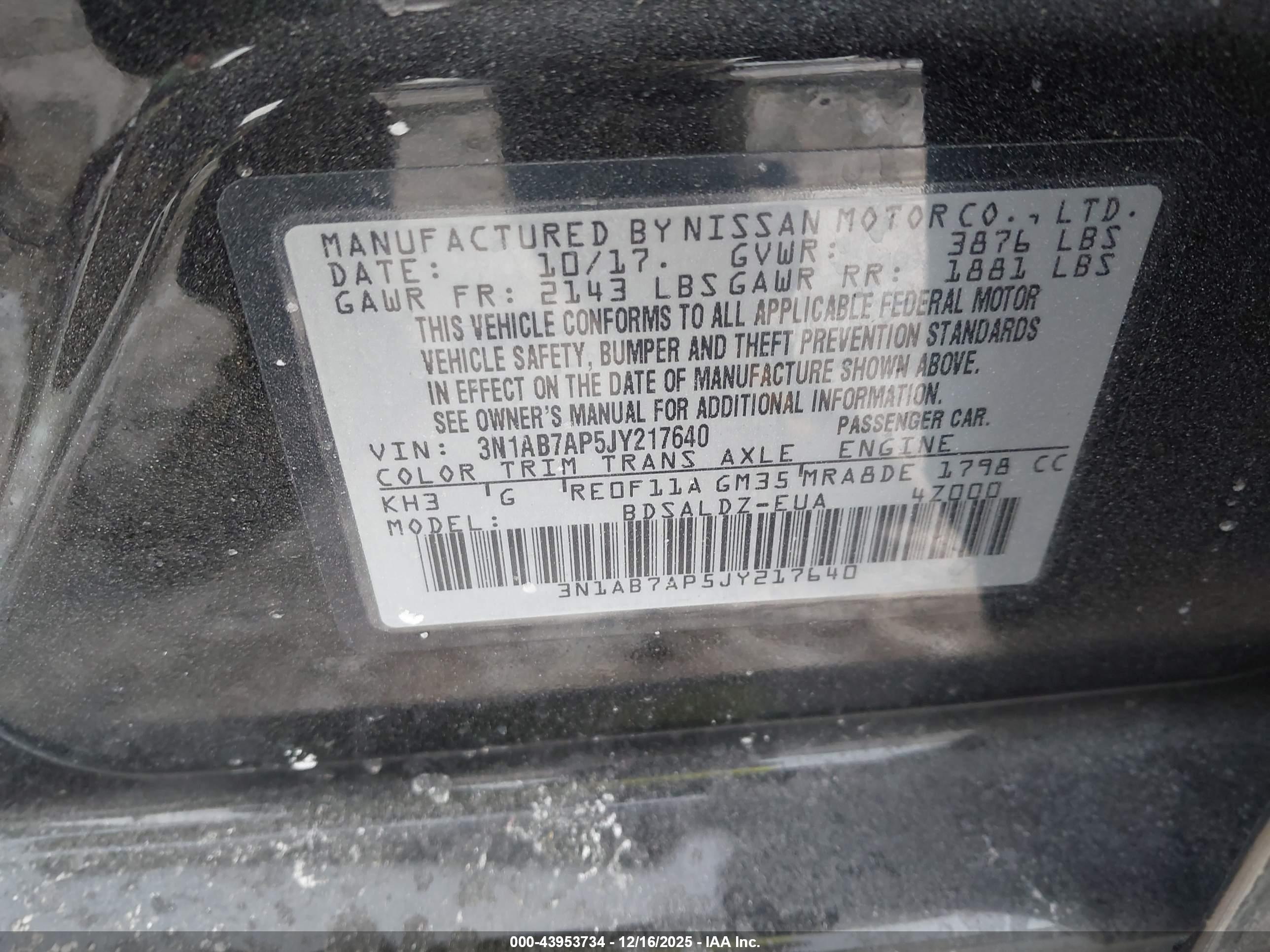 NISSAN SENTRA image 9