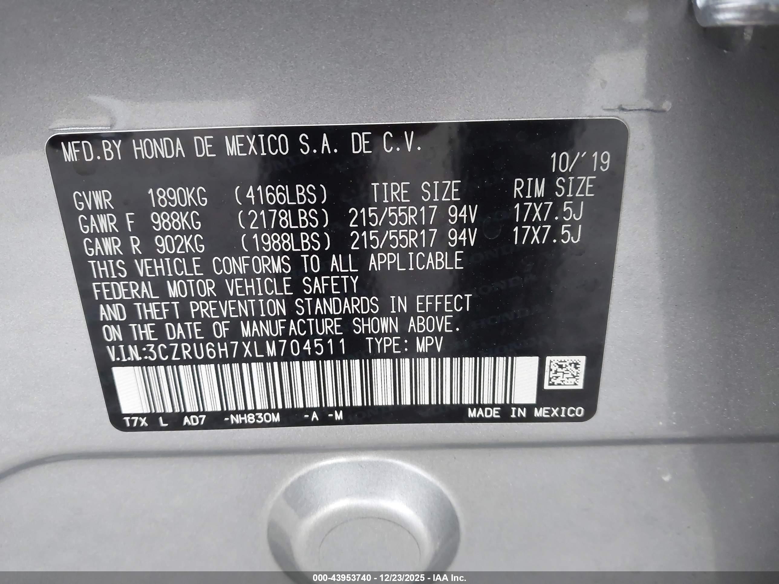 HONDA HR-V image 9