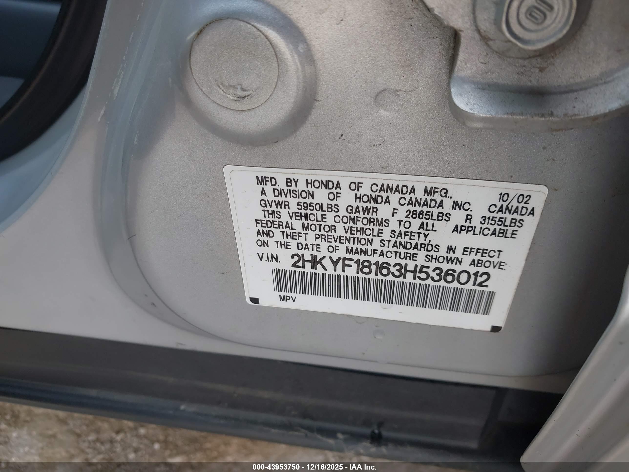 HONDA PILOT image 9