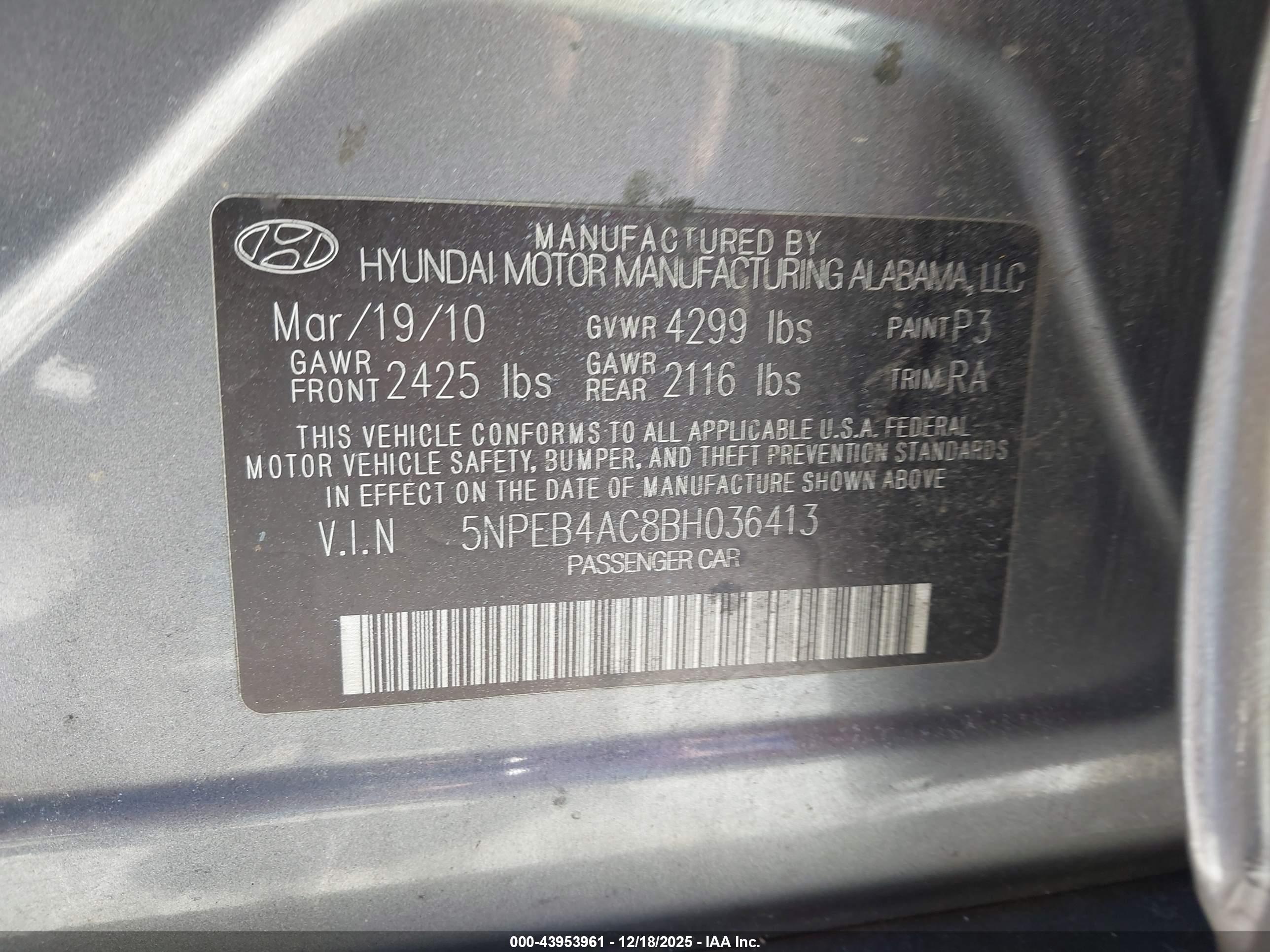HYUNDAI SONATA image 9